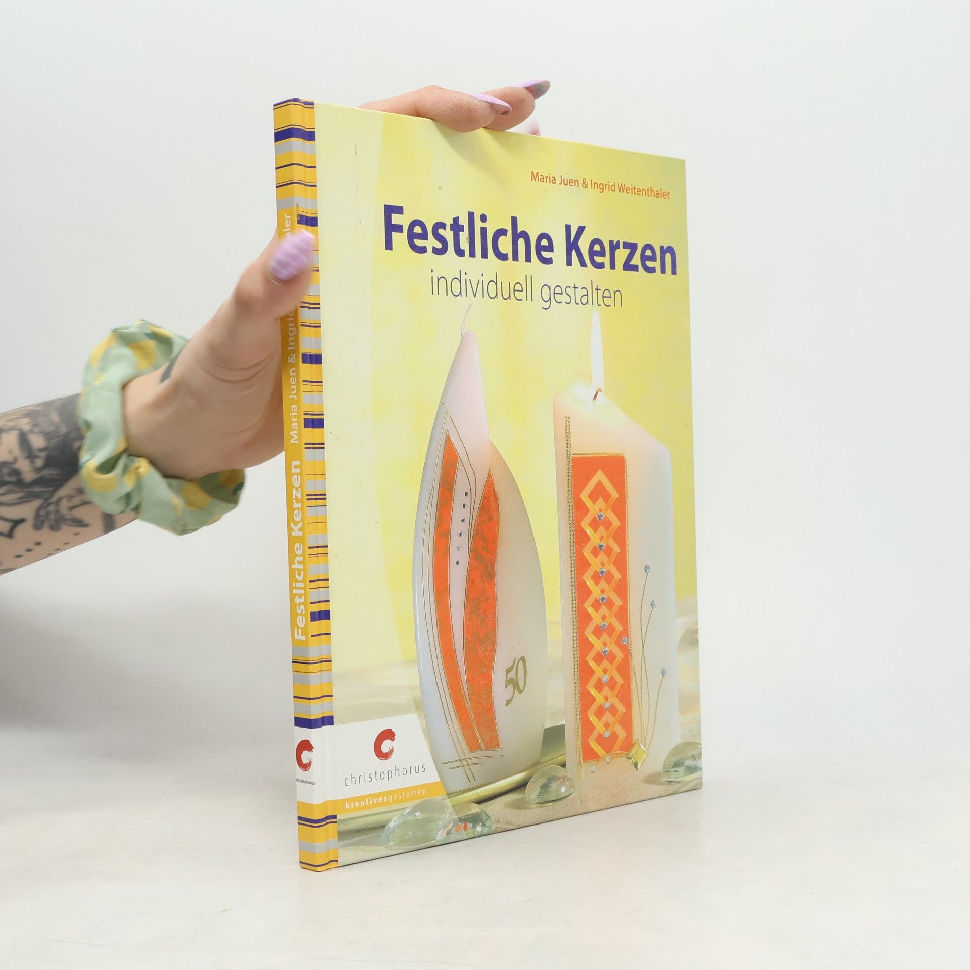 Maria Juen Festliche Kerzen individuell gestalten