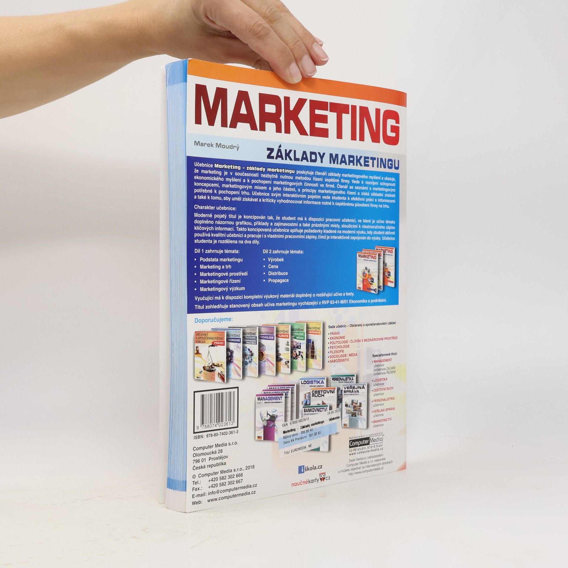 Marek Moudrý Marketing : základy marketingu