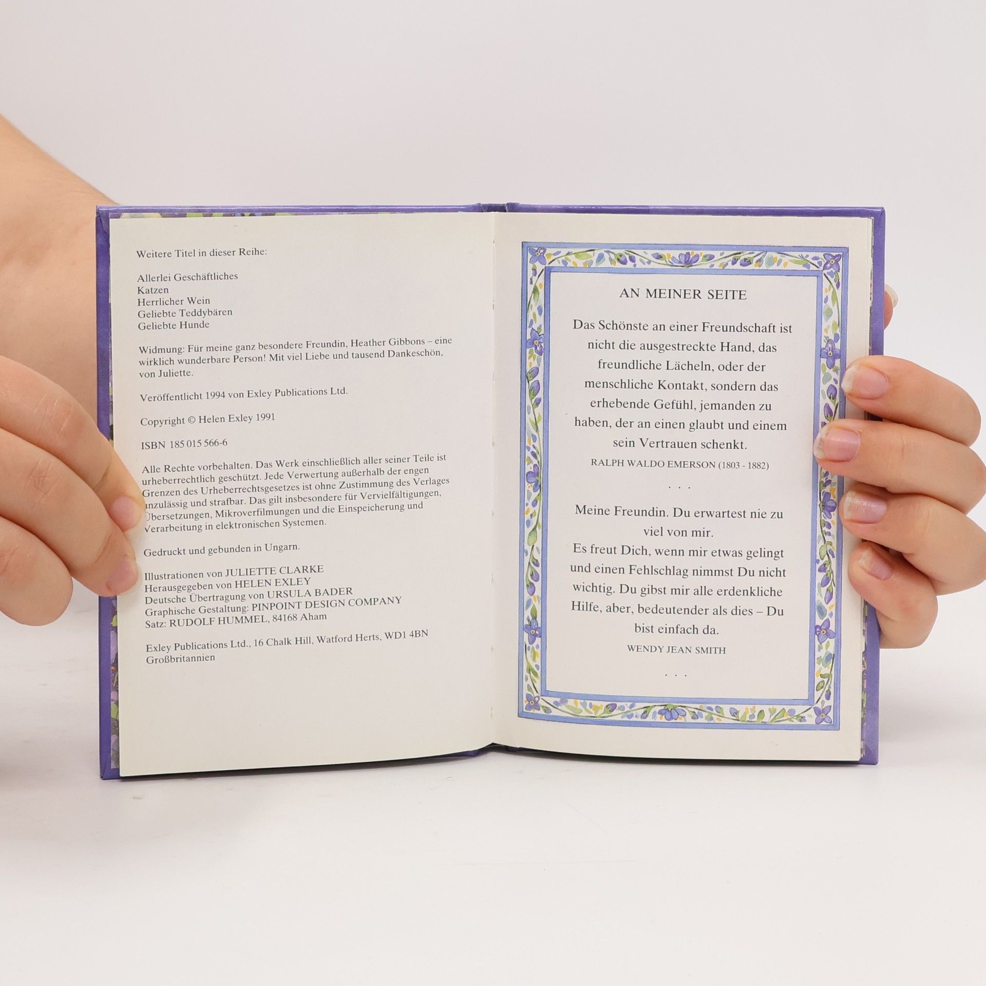 Autorenkollektiv Zum Schenken und Sammeln: Einer besonderen Freundin