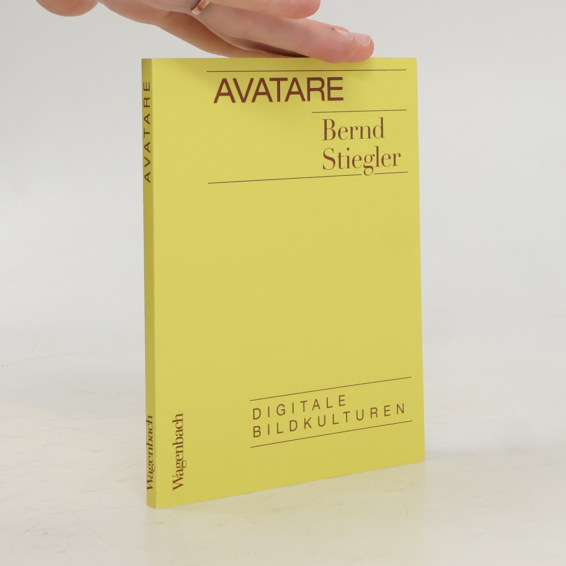 Bernd Stiegler Digitale Bildkulturen: Avatare