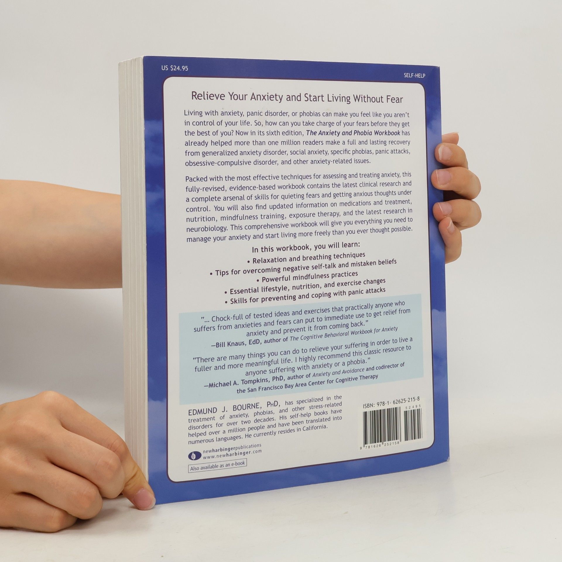 Edmund J. Bourne The Anxiety and Phobia Workbook, 6th Edition