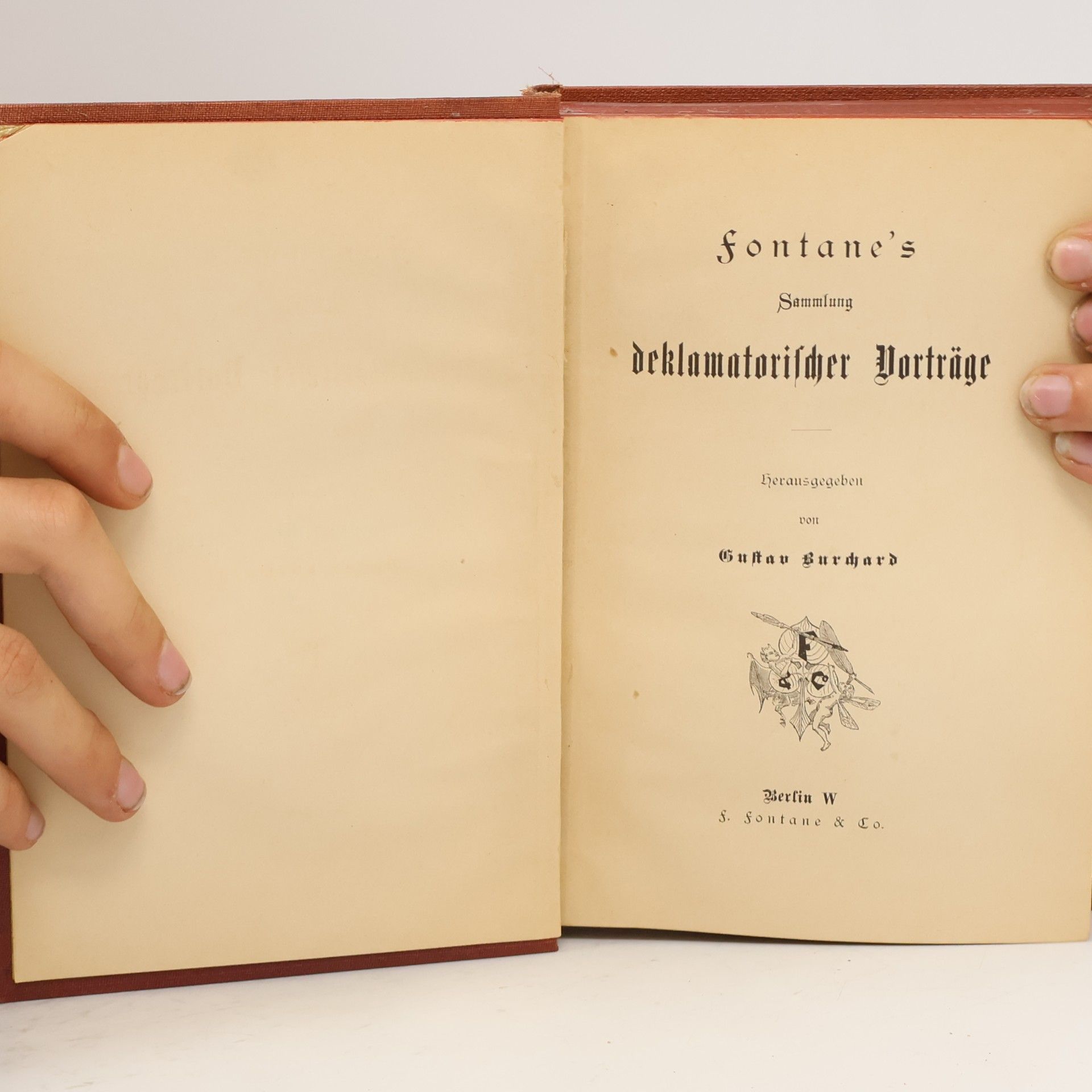 Theodor Fontane Fontane's Sammlung deklamatorischer Vorträge