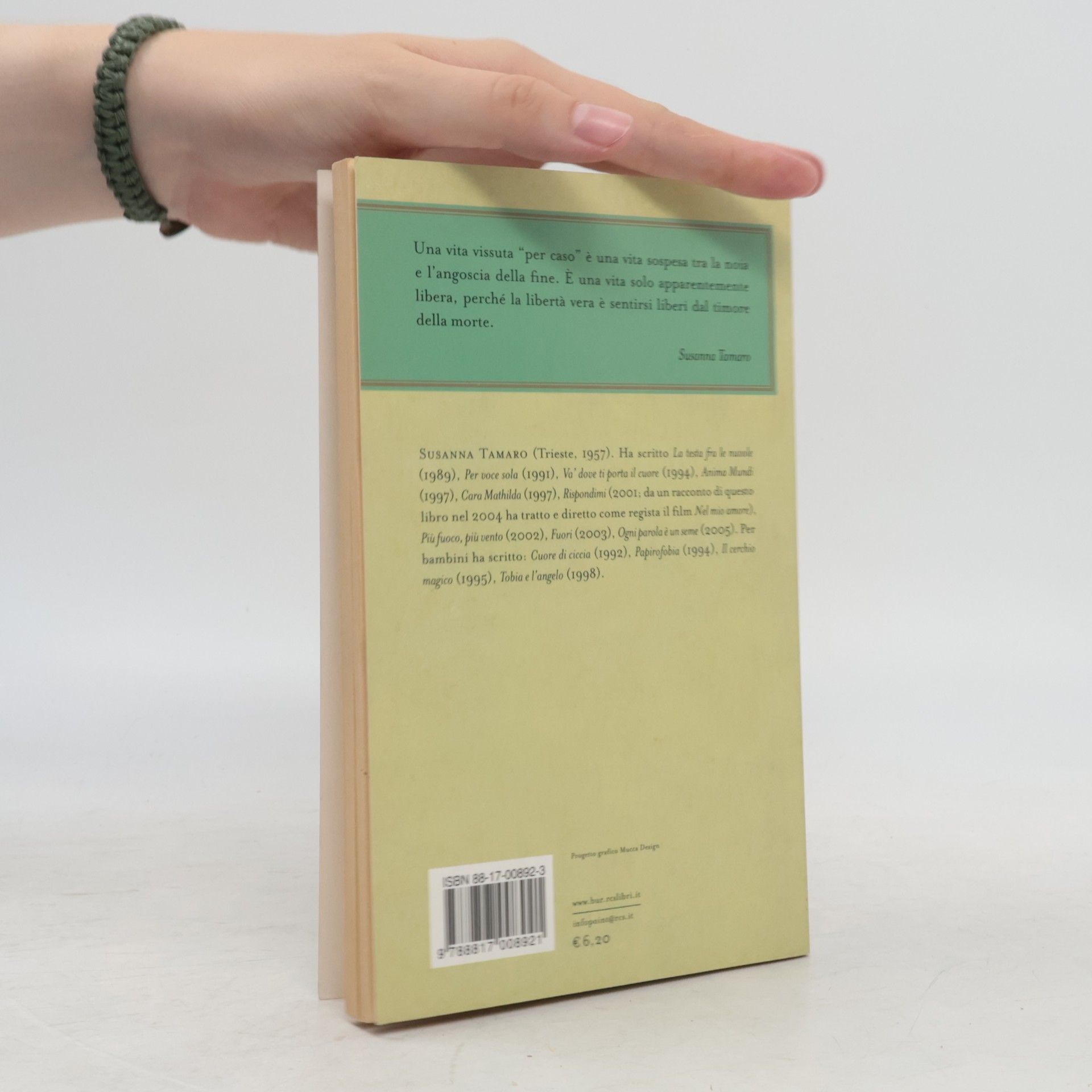 Susanna Tamarová Verso Casa, italienische Ausgabe