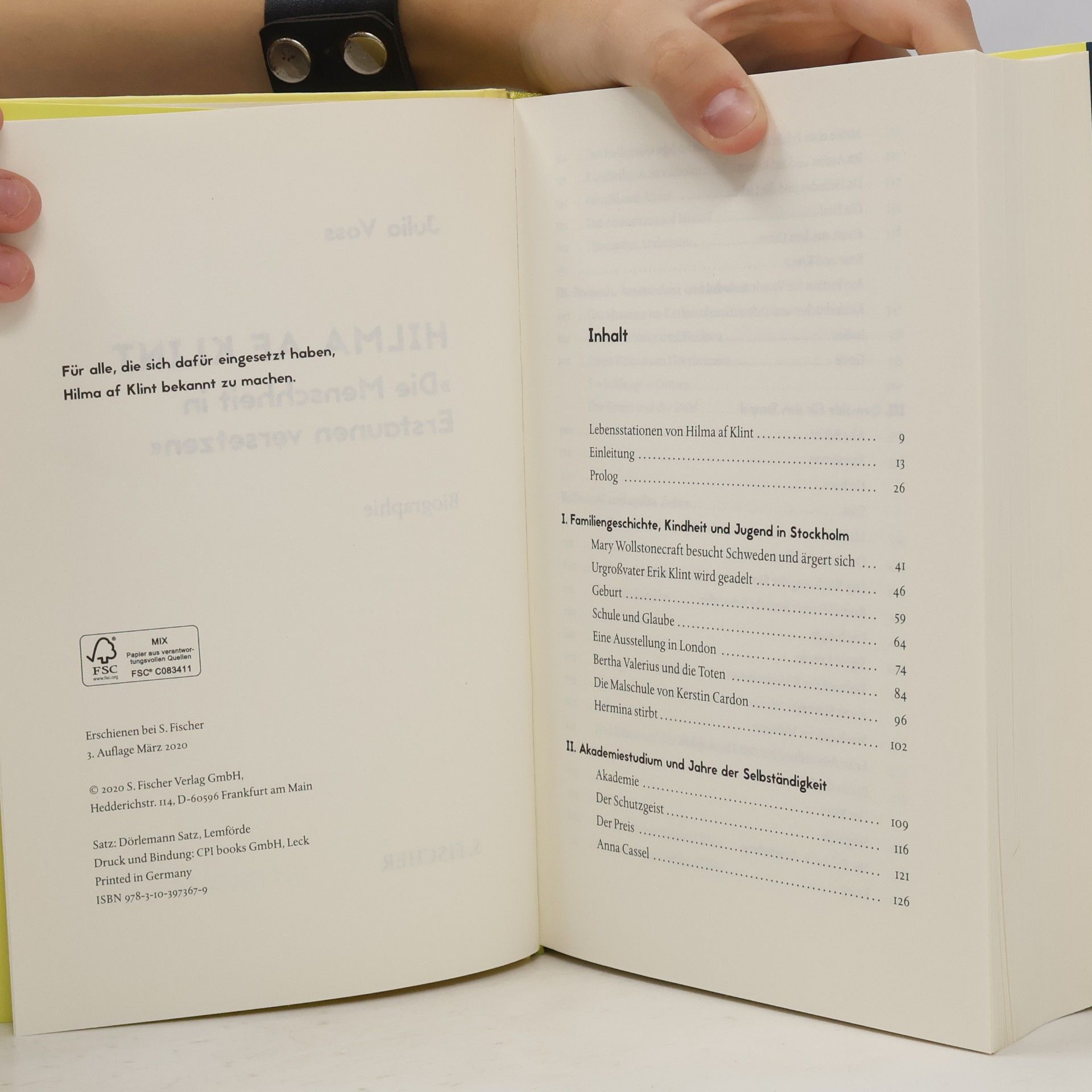 Julia Voss Hilma af Klint: Biographie