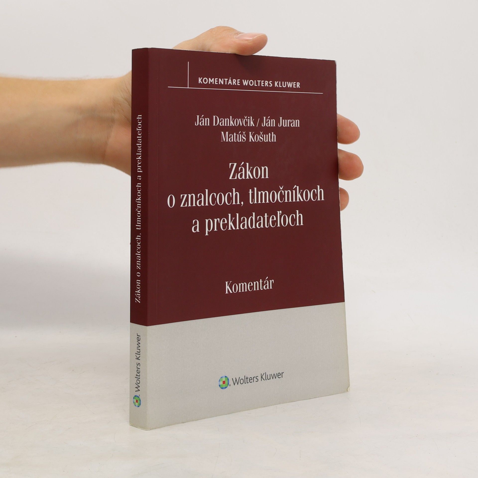 Matúš Košuth Zákon o znalcoch, tlmočníkoch a prekladateľoch