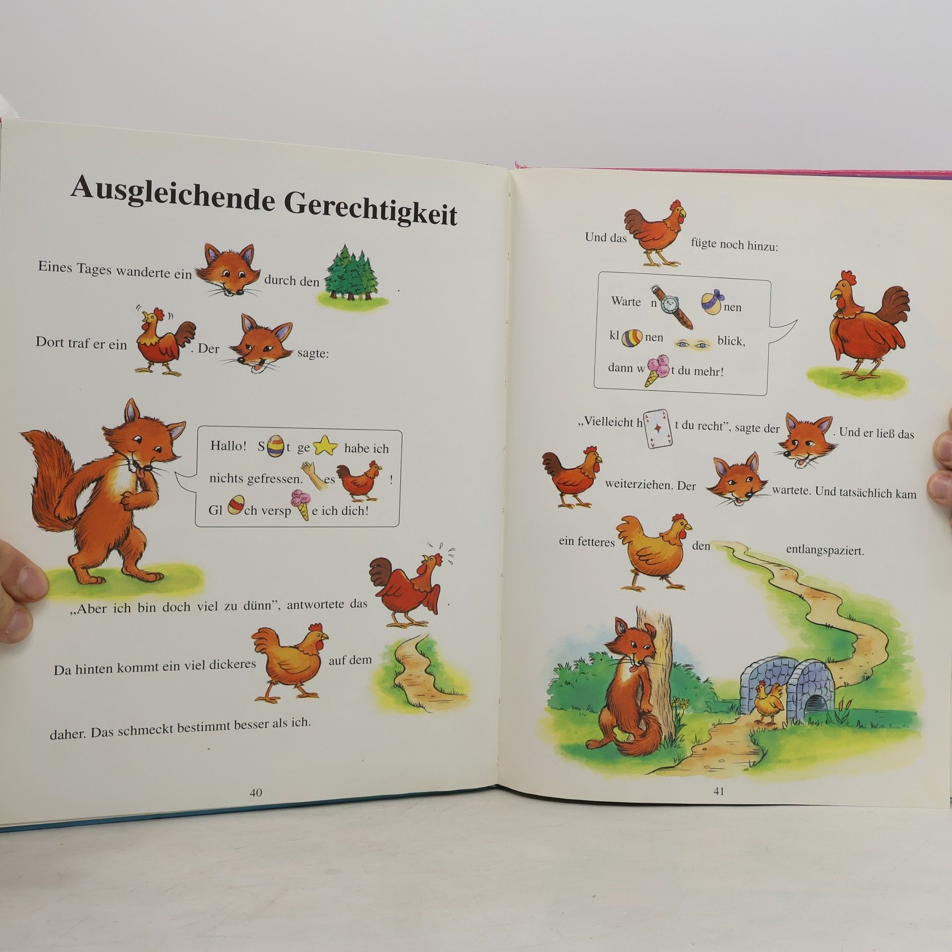 Marianne Tölle Lila Papageien schlecken Leckereien