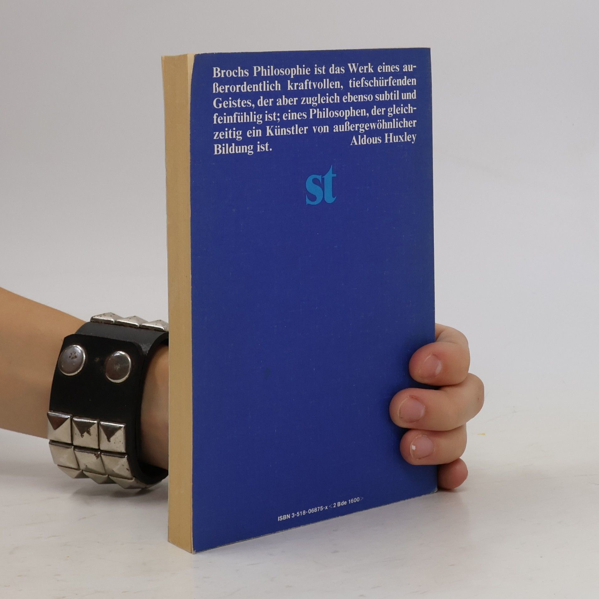 Hermann Broch Philosophische Schriften 2. Theorie