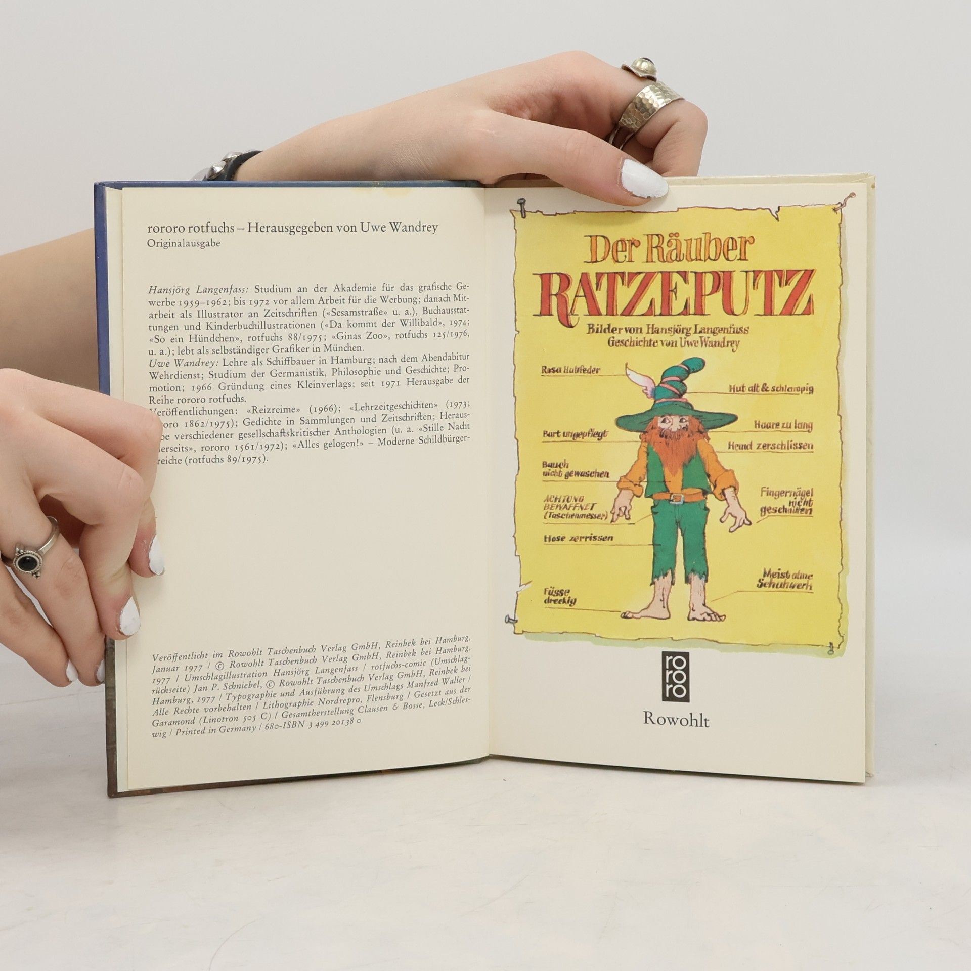 Hansjörg Langenfass Der Räuber Ratzeputz