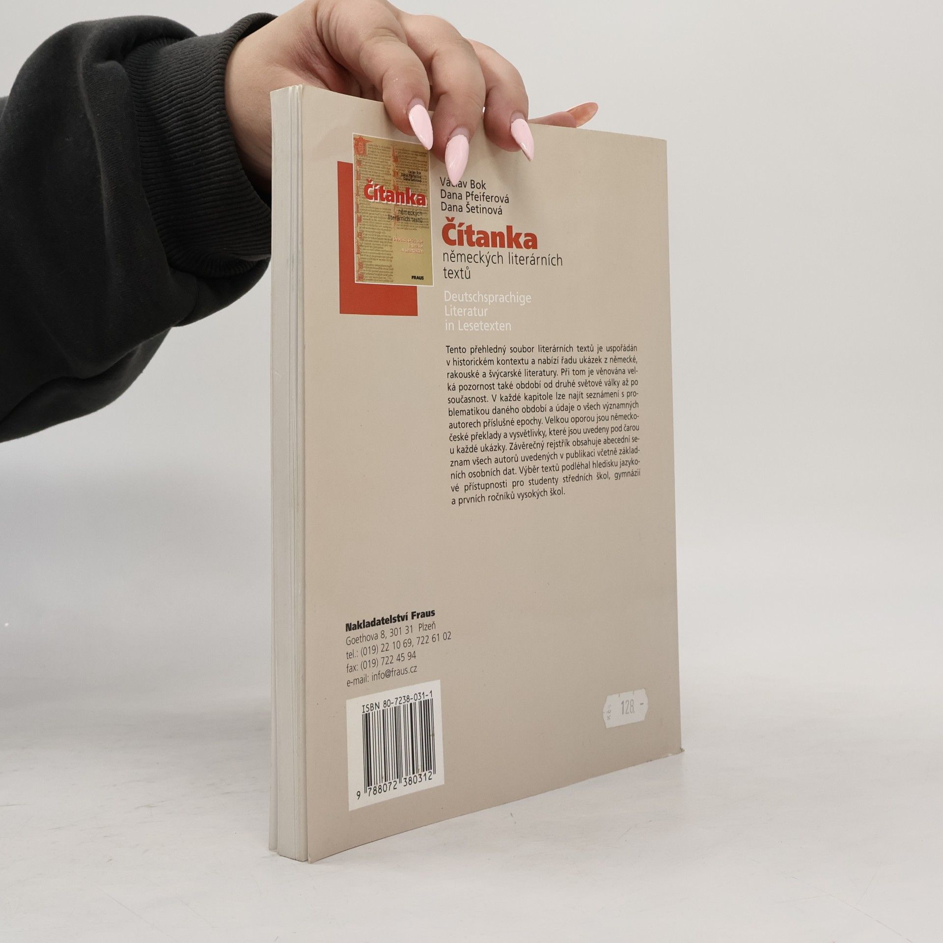 Václav Bok Čítanka německých literárních textů. Deutschsprachige Literatur in Lesetexten