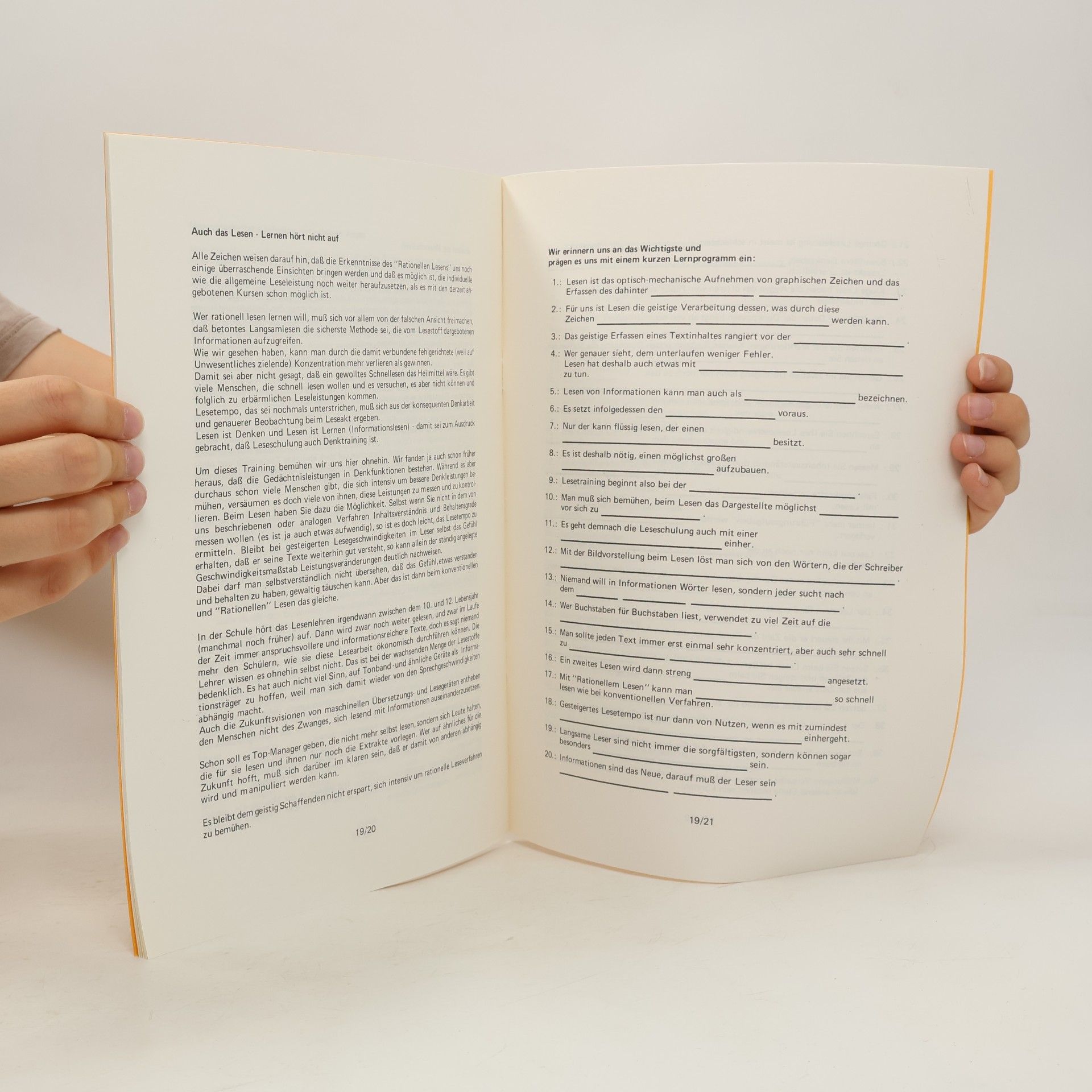 Wolfgang Zielke Moderne Gedächtnisschulung. Lernbrief 1-20