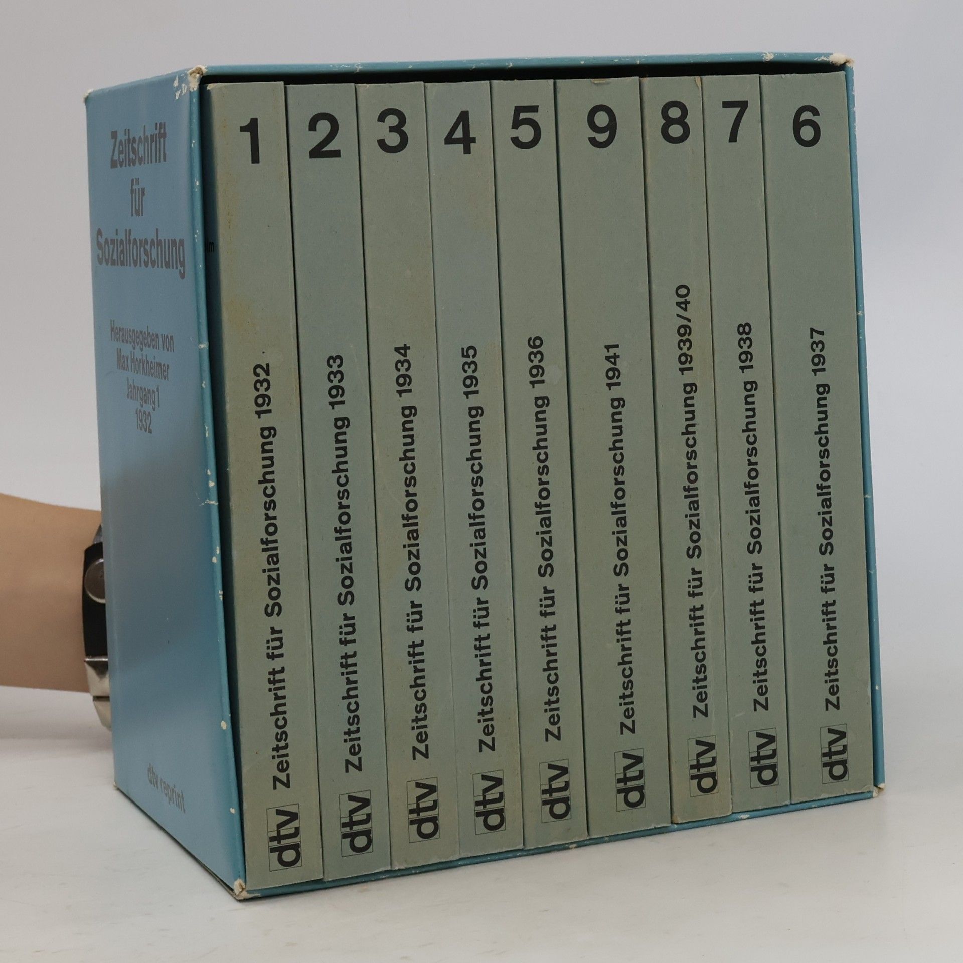 Max Horkheimer Zeitschrift für Sozialforschung 1-9