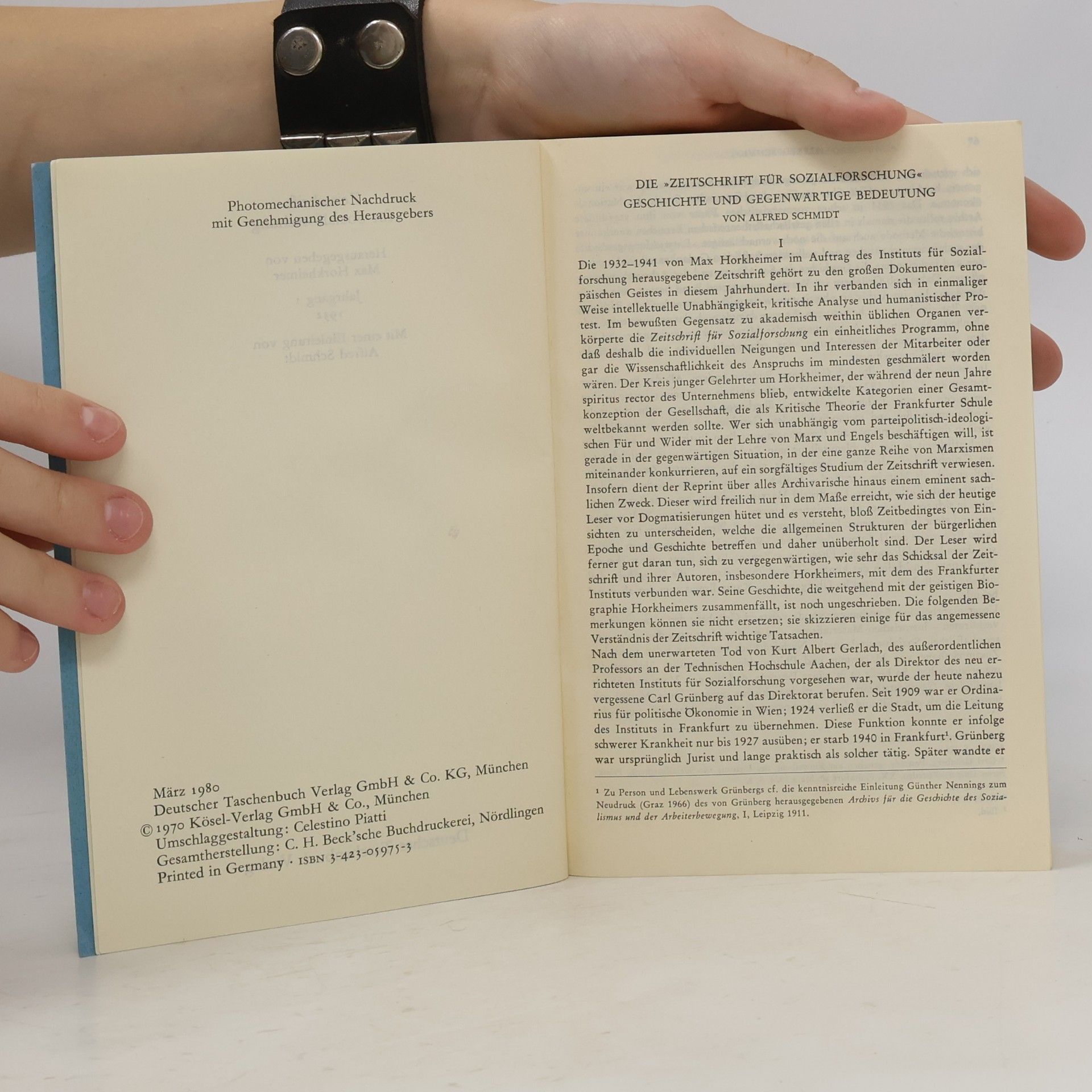 Max Horkheimer Zeitschrift für Sozialforschung 1-9