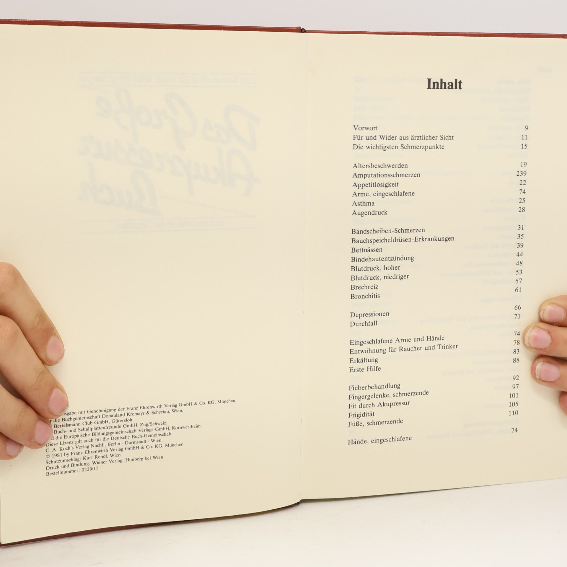 Autorenkollektiv Das Große Akupressur Buch. Schmerzfrei ohne Tabletten