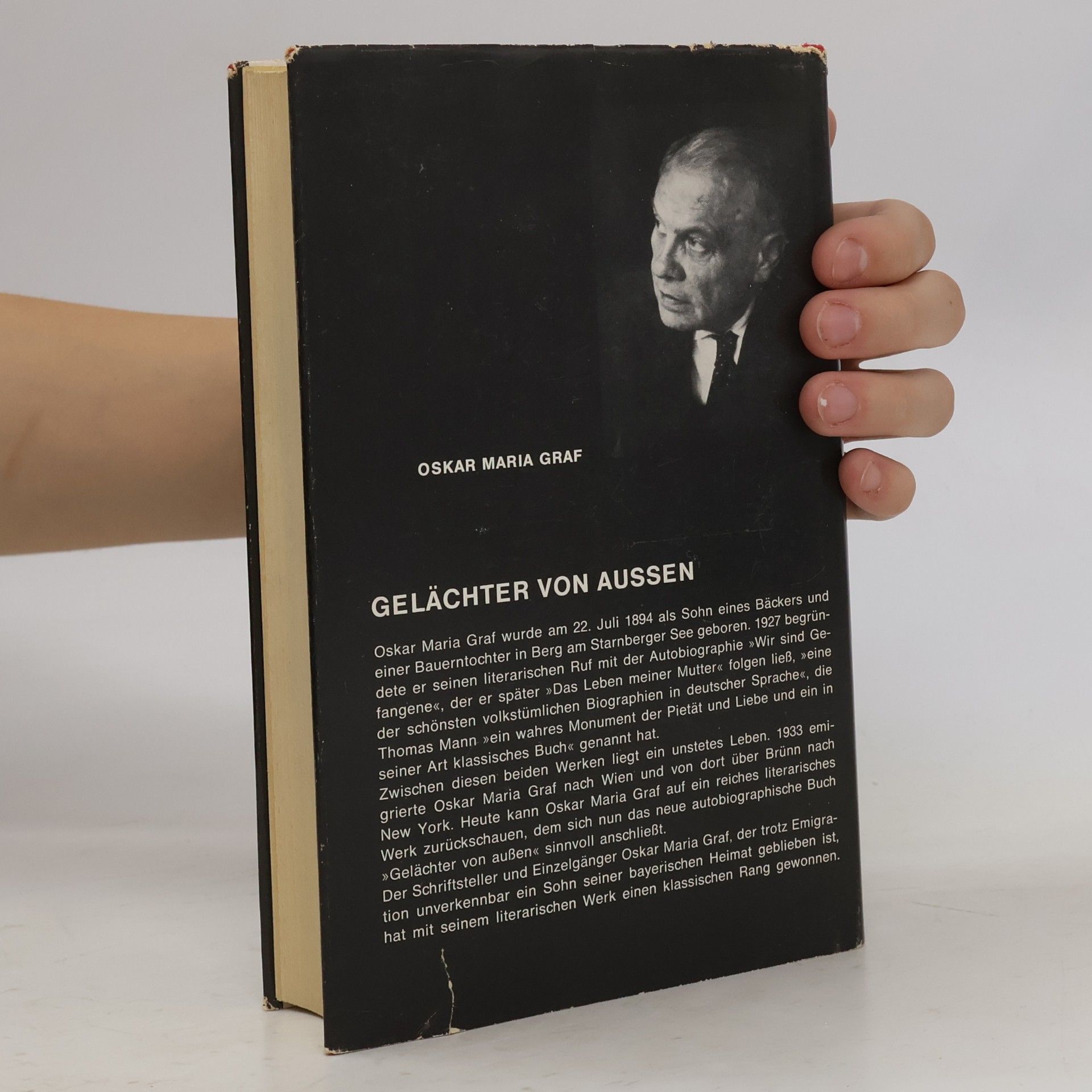 Oskar Maria Graf Gelächter von außen. Aus meinem Leben 1918-1933