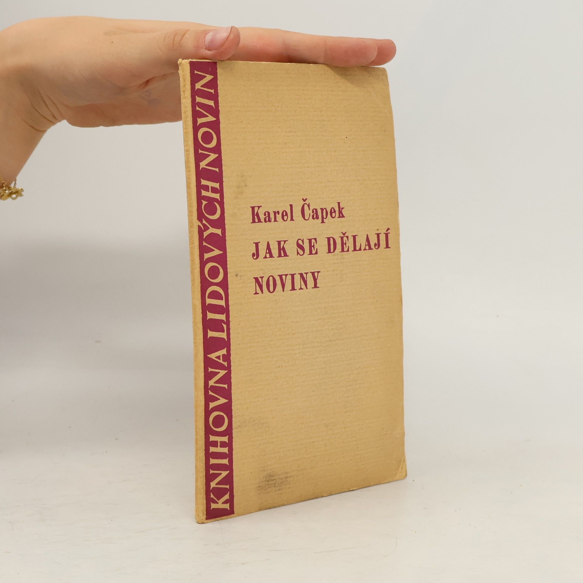 Karel Čapek Jak se dělají noviny