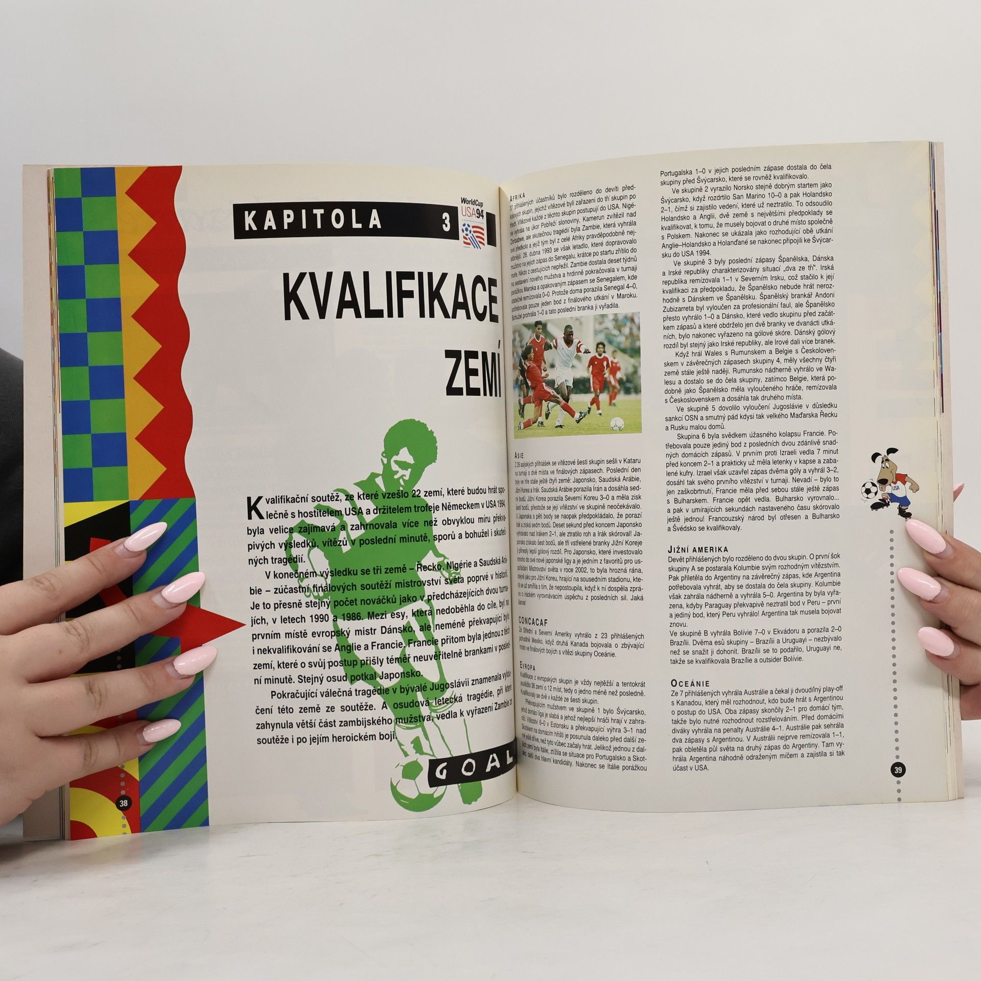 Bernd-Peter Arnold Mistrovství světa v kopané USA 94 : oficiální publikace