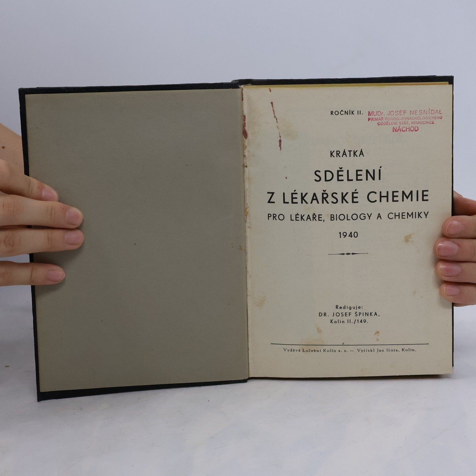 kolektiv Krátká sdělení z lékařské chemie