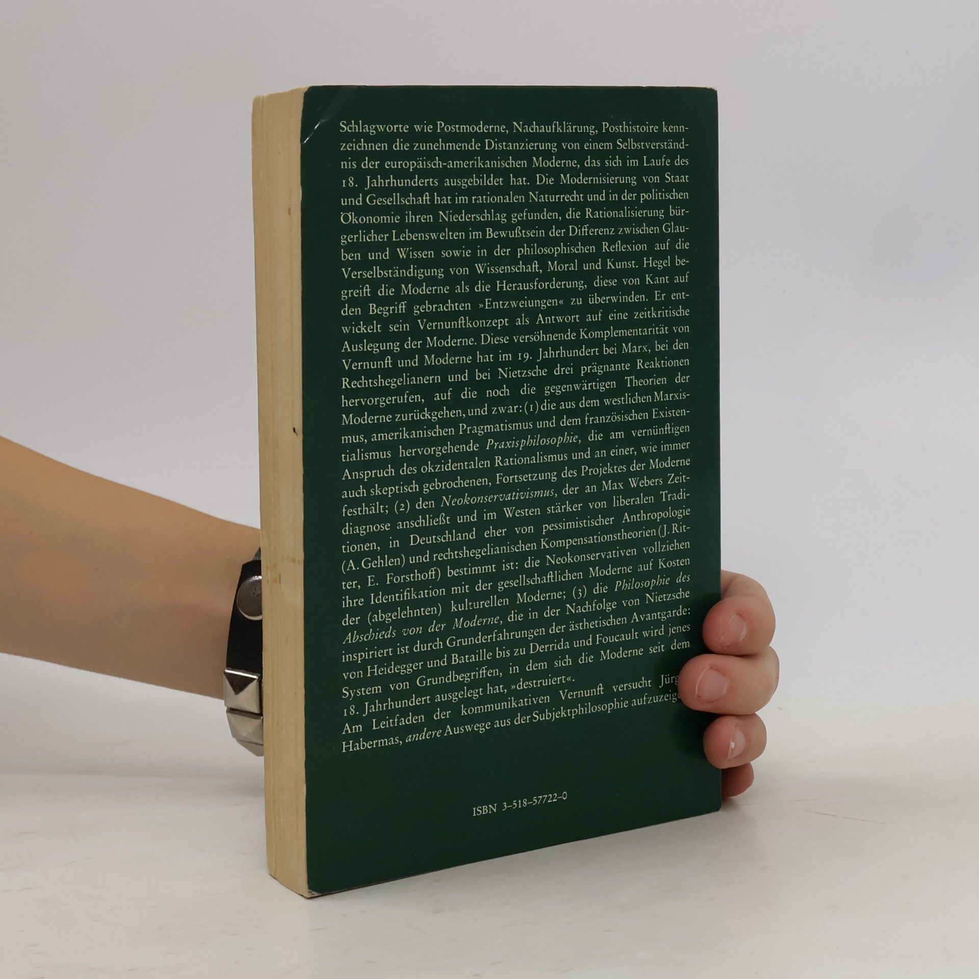 Jürgen Habermas Der philosophische Diskurs der Moderne