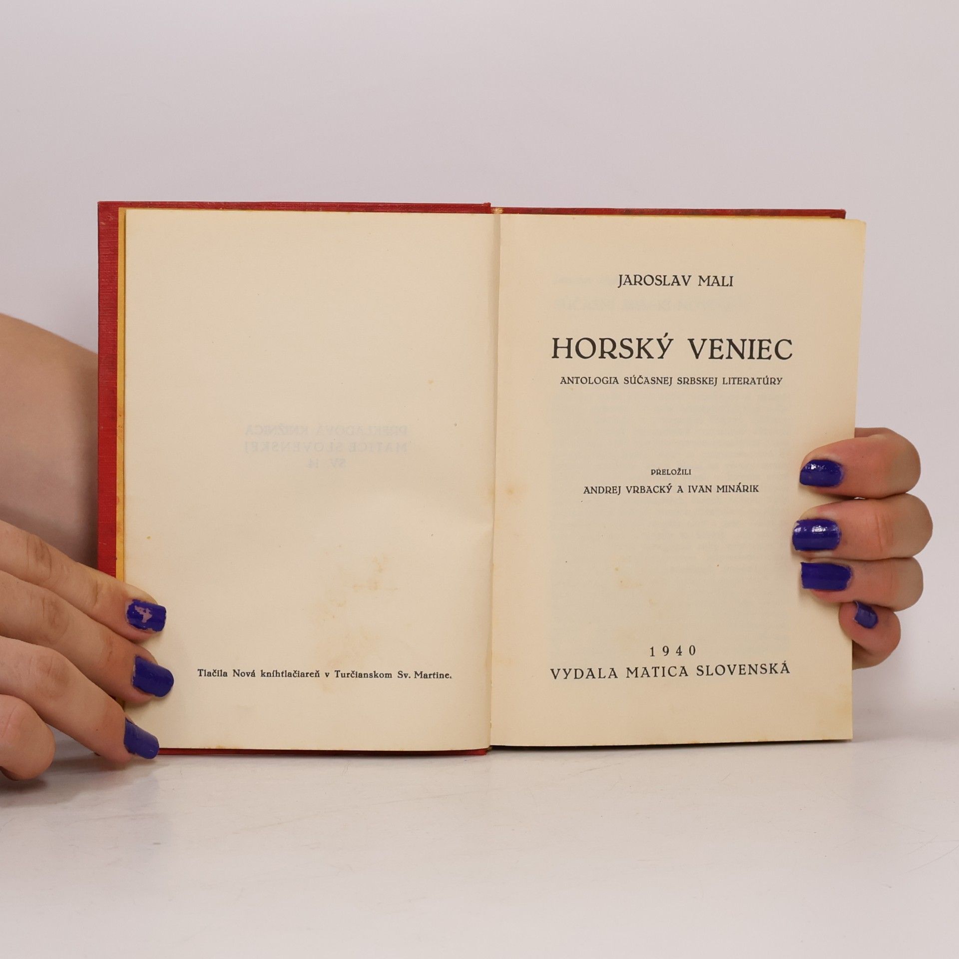 Andrej Vrbacký Malý horský veniec