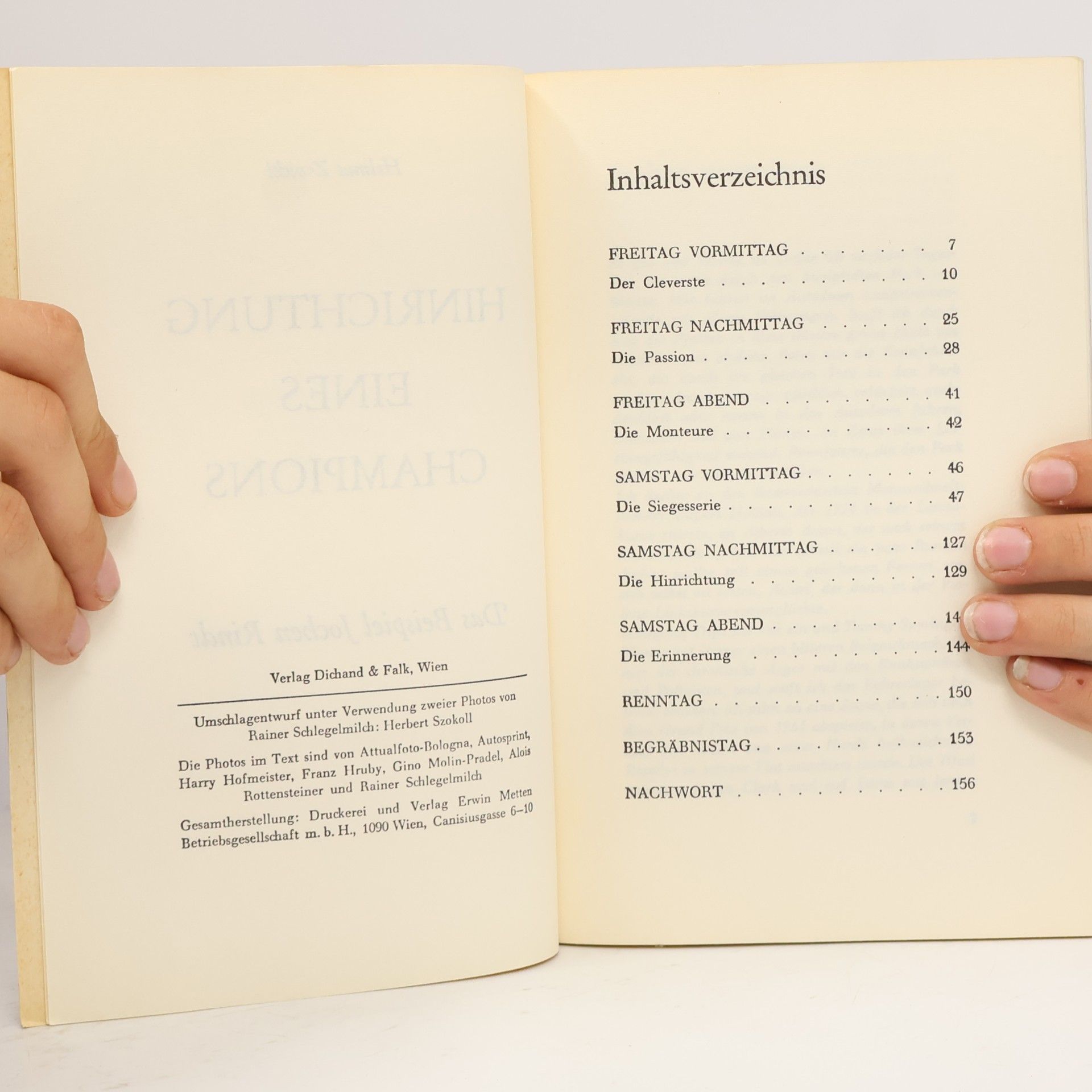 Helmut Zwickl Hinrichtung eines Champions