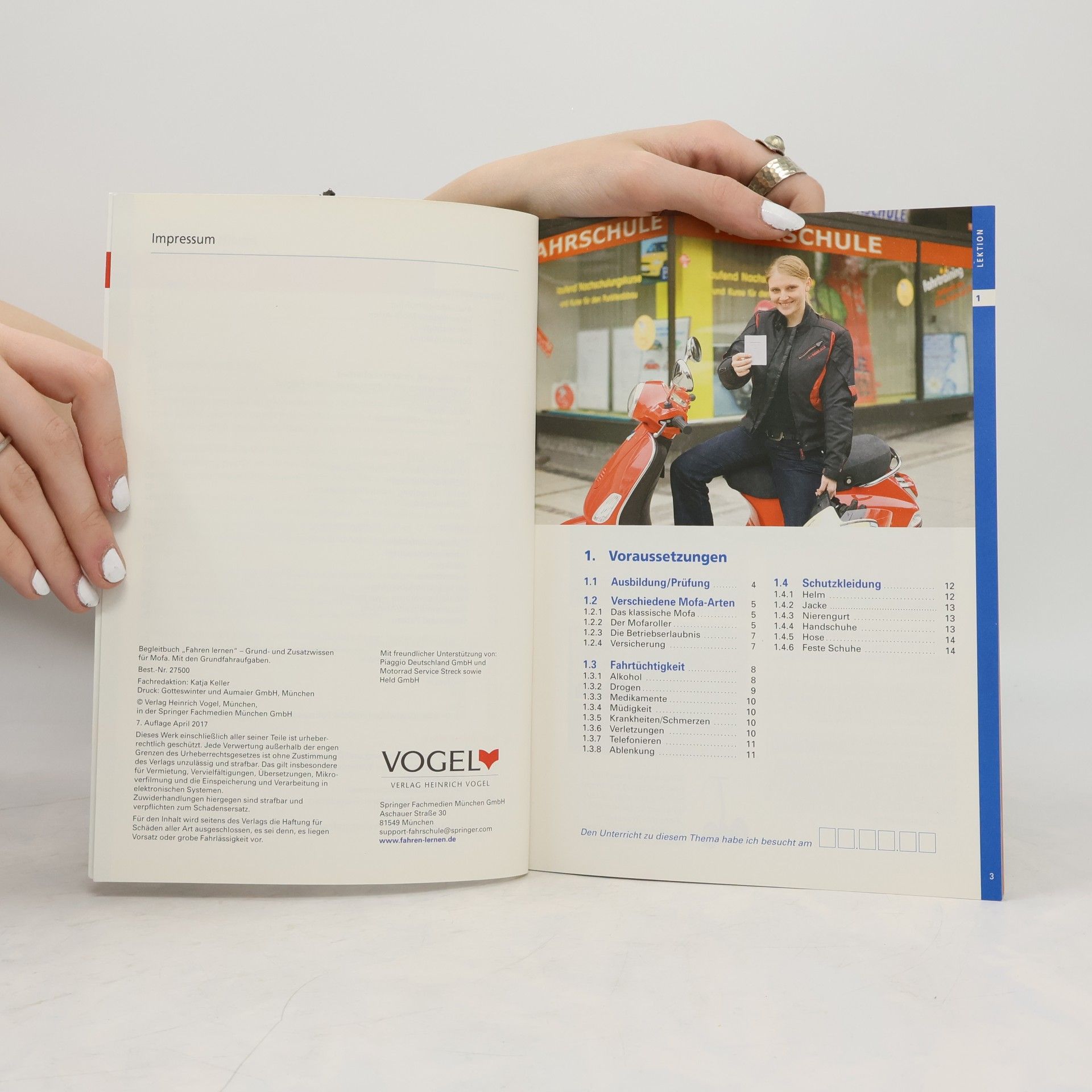 Autorenkollektiv Das Begleitbuch zur Mofaausbildung