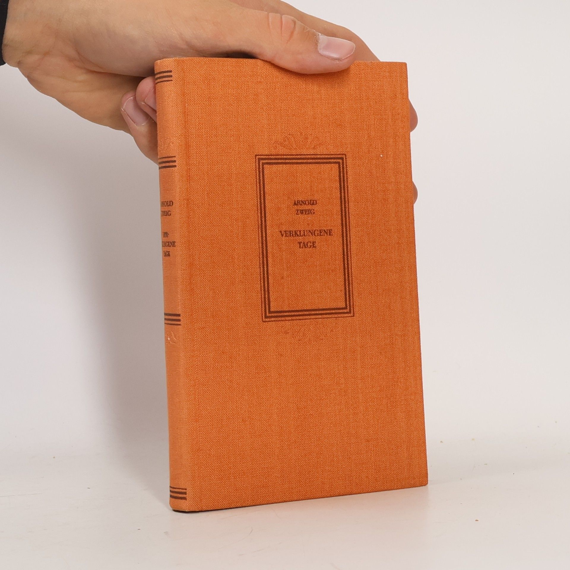 Arnold Zweig Verklungene Tage