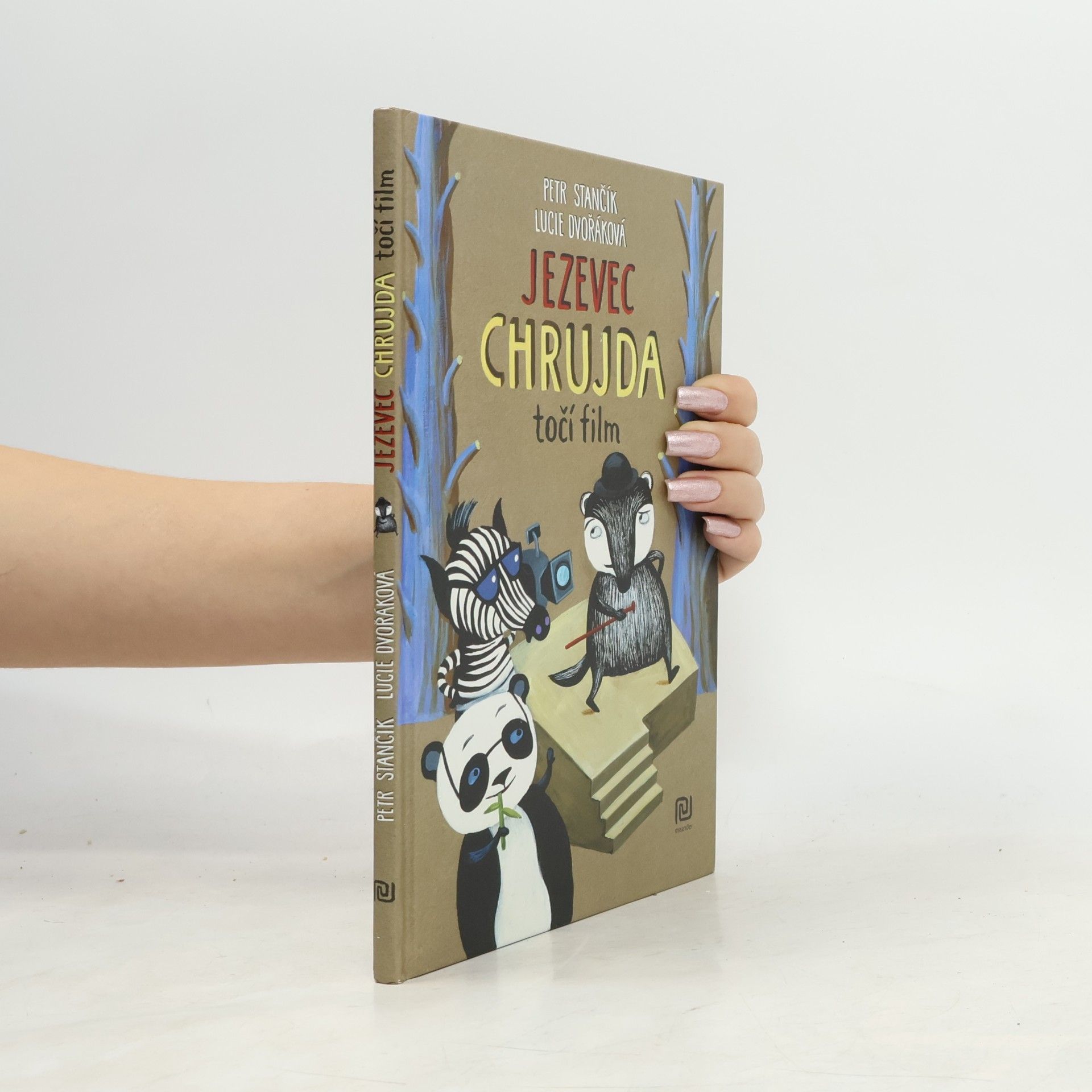 Lucie Dvořáková Jezevec Chrujda točí film