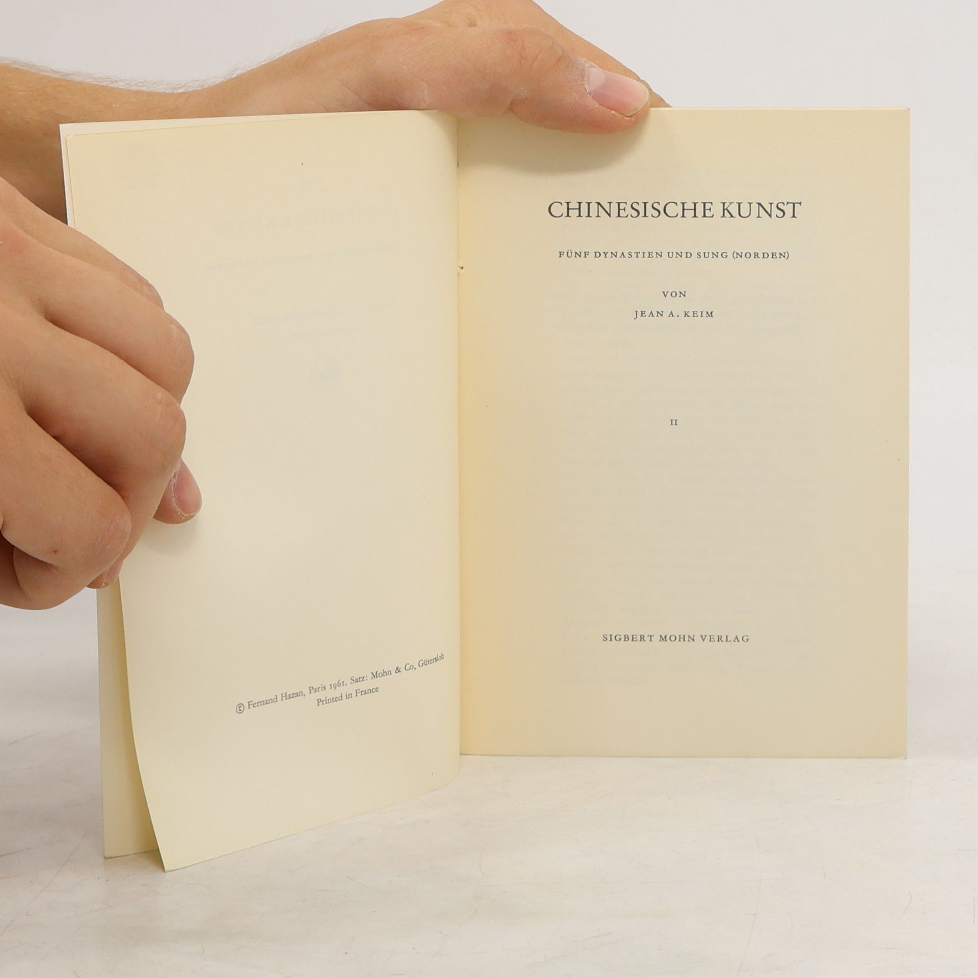 Jean A Keim Chinesische Kunst