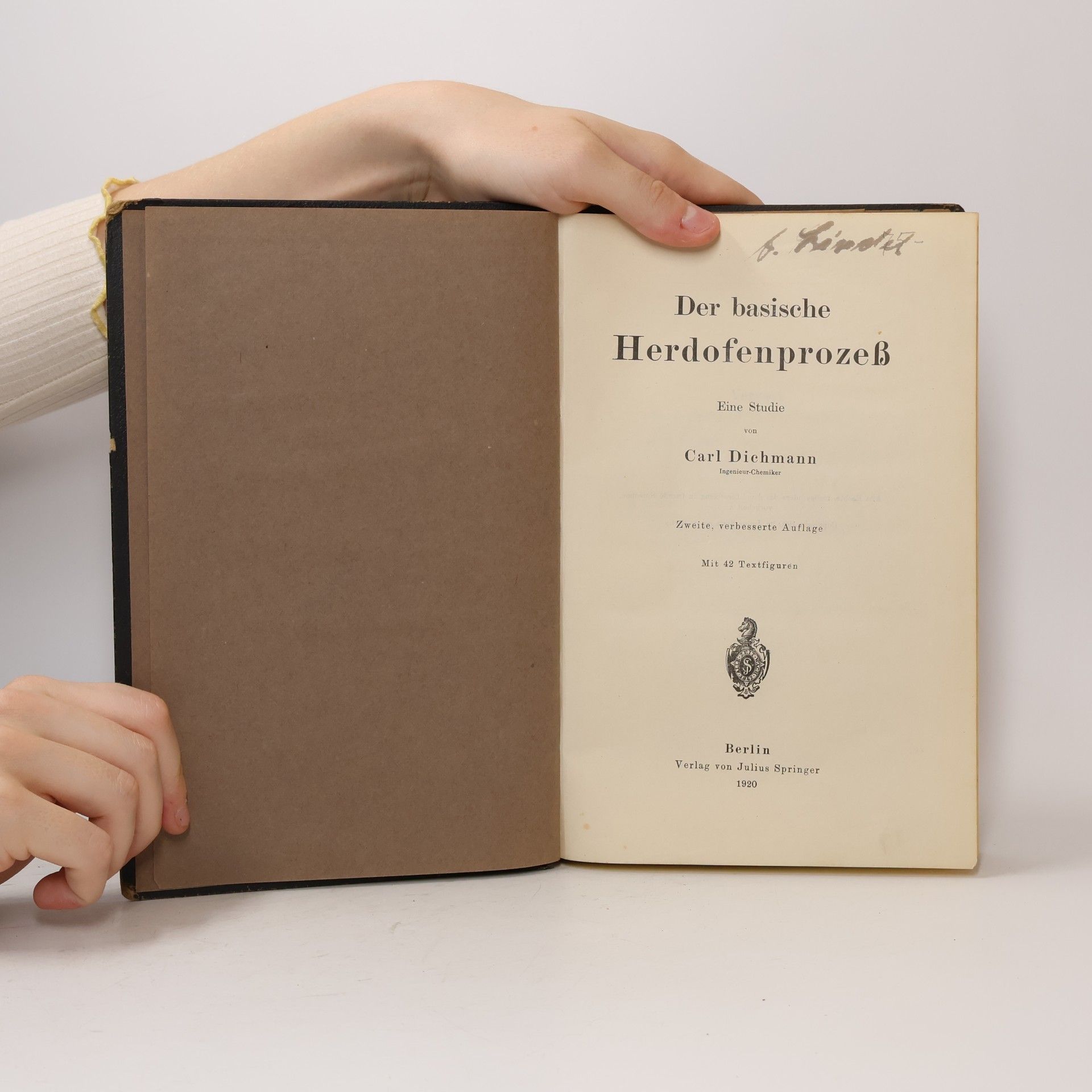 Carl Dichmann Der basische Herdofenprozess