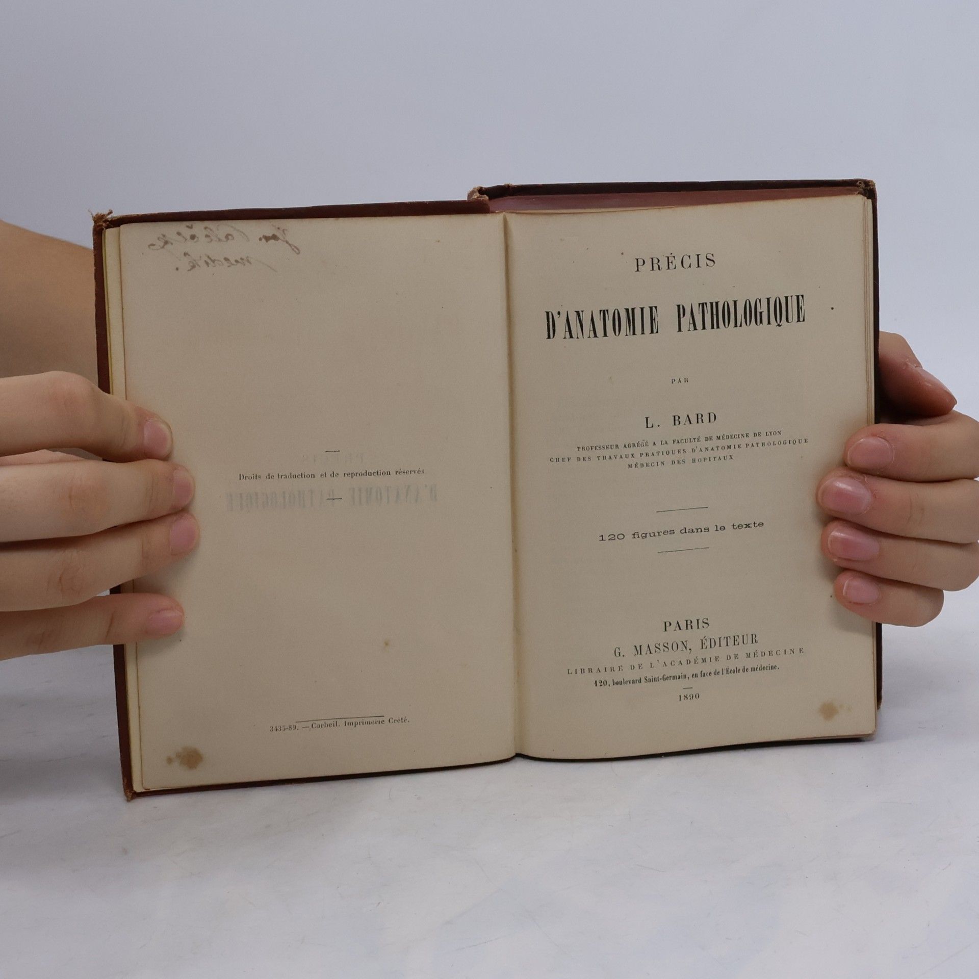 L. Bard Précis d'anatomie pathologique