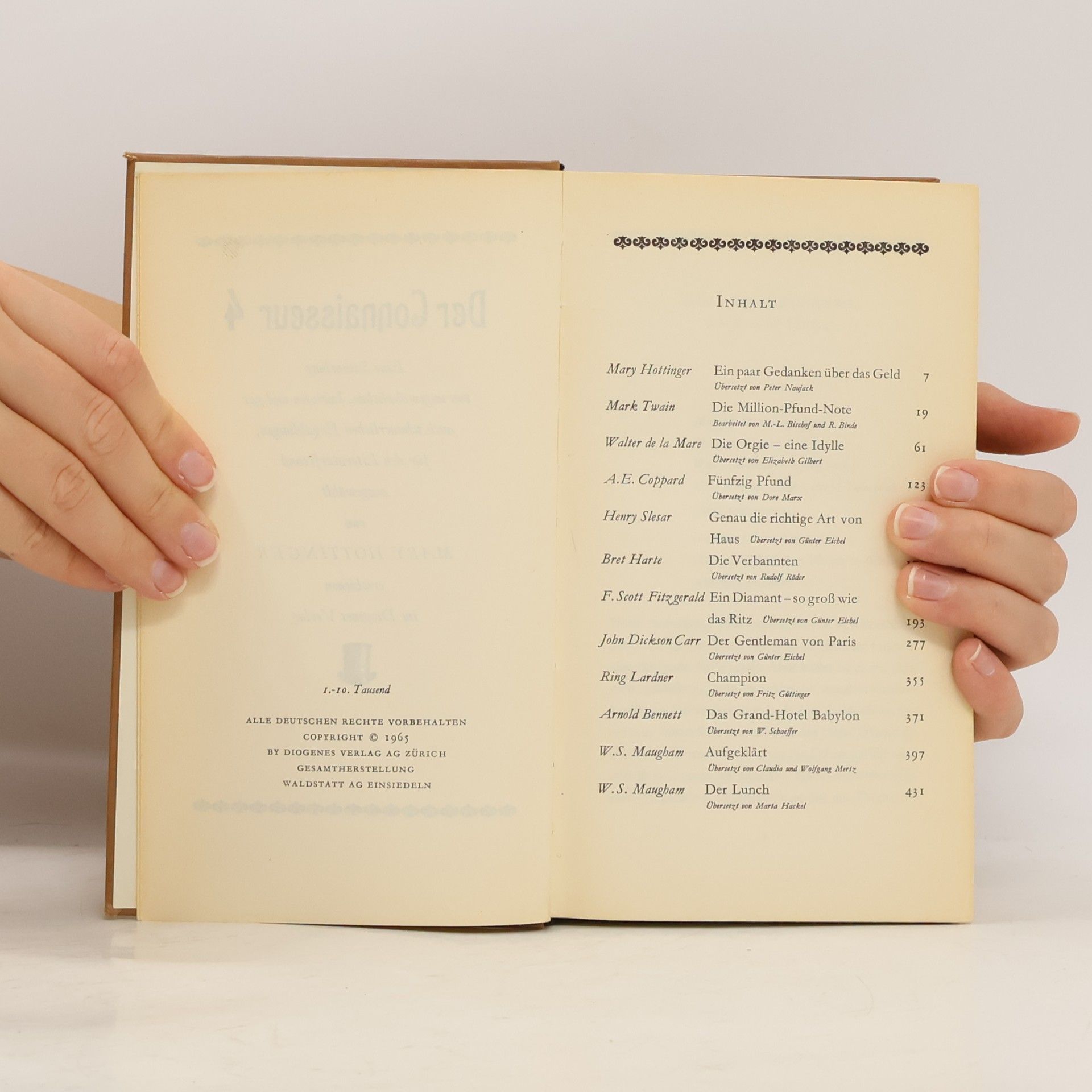Mary Hottinger Der Connaisseur 4