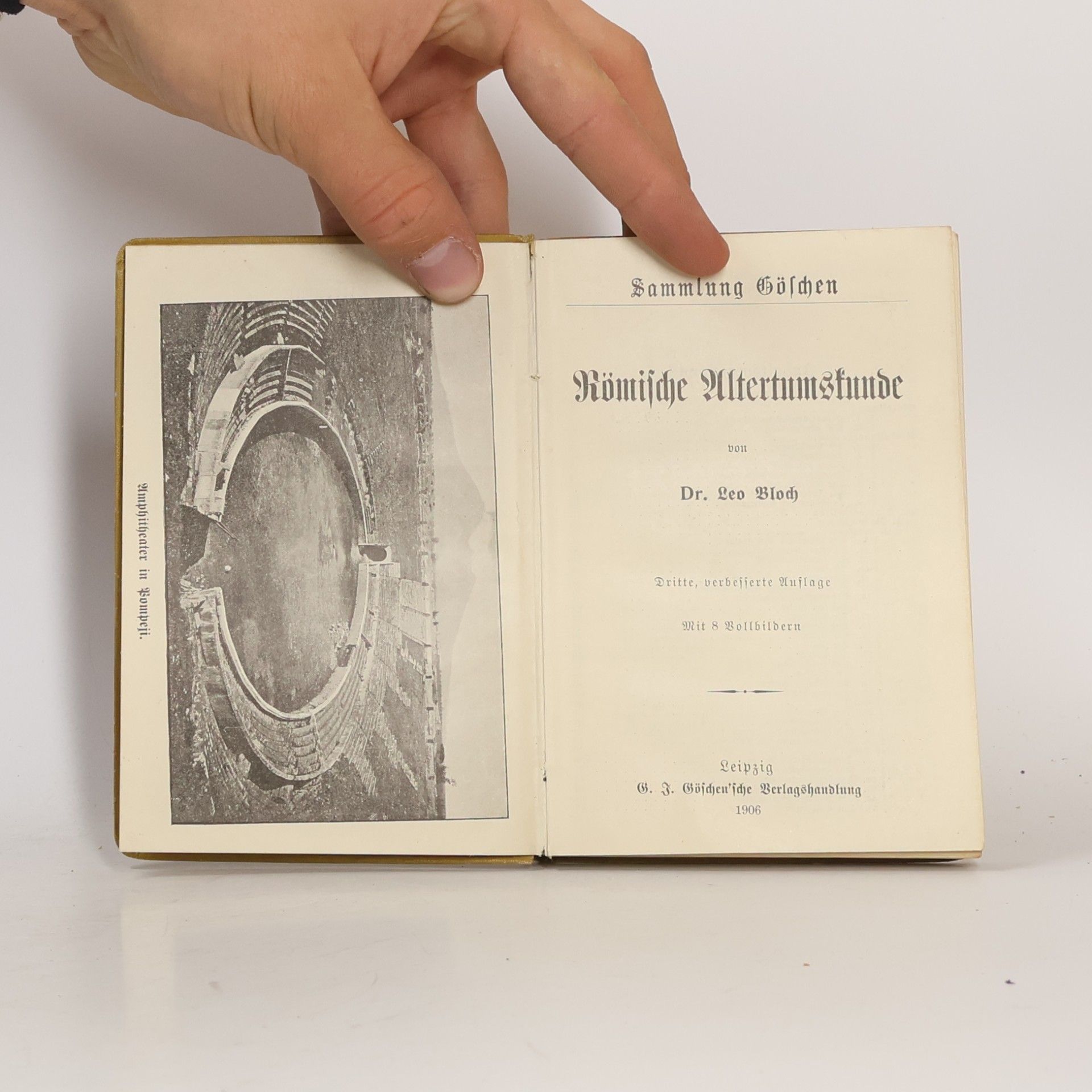 Leo Bloch Römische Altertumskunde
