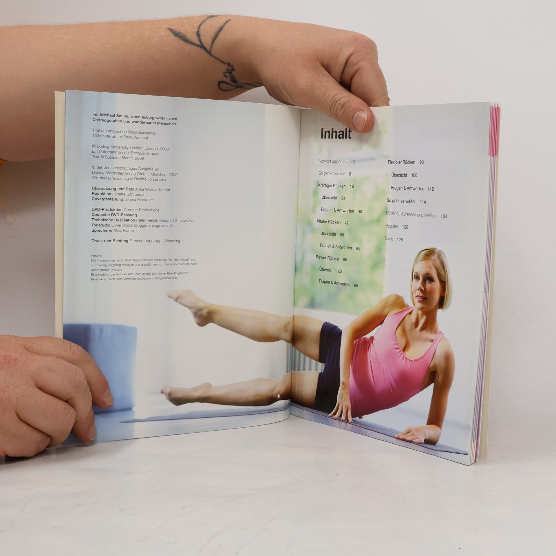Suzanne Martin Rückentraining für jeden Teg