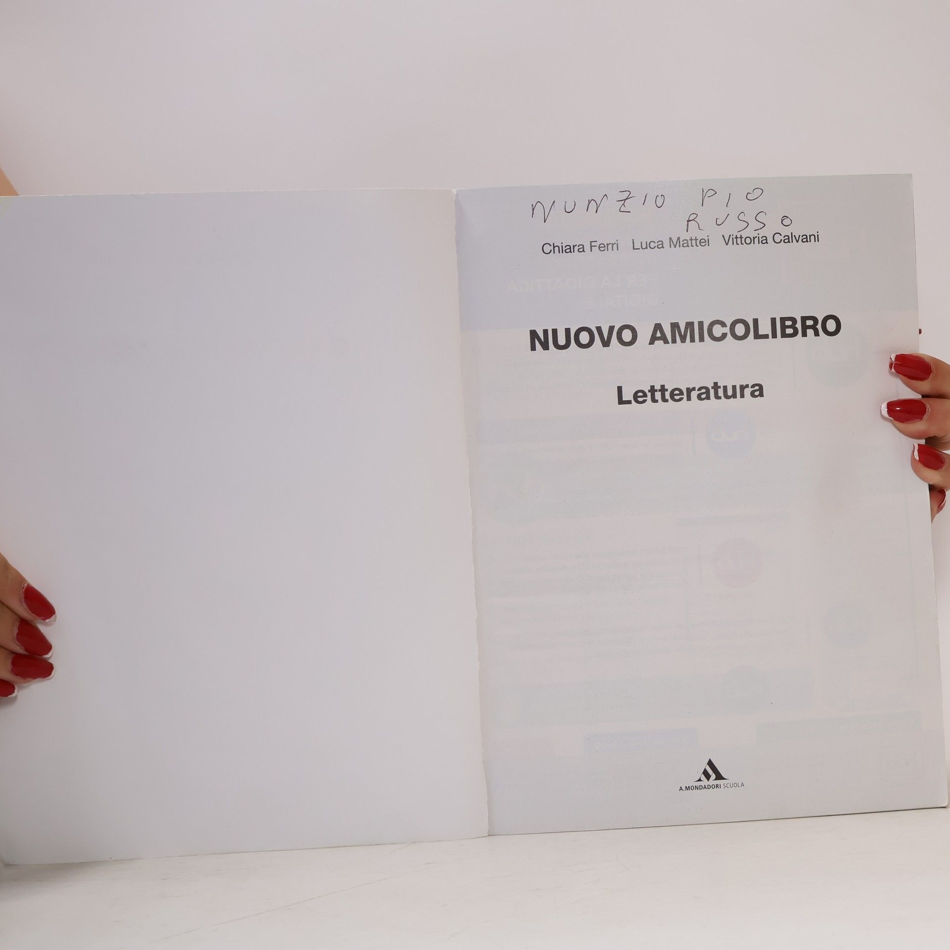 Chiara Ferri Nuovo Amico Libro. Letteratura