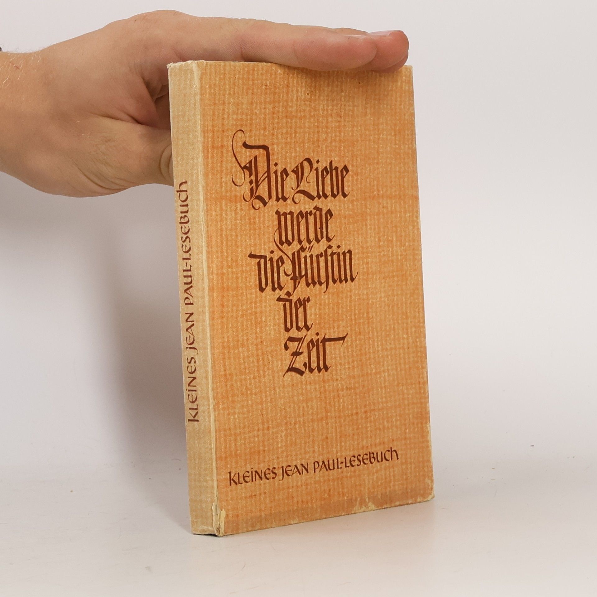 Jean Paul Die Liebe werde die Fürstin der Zeit