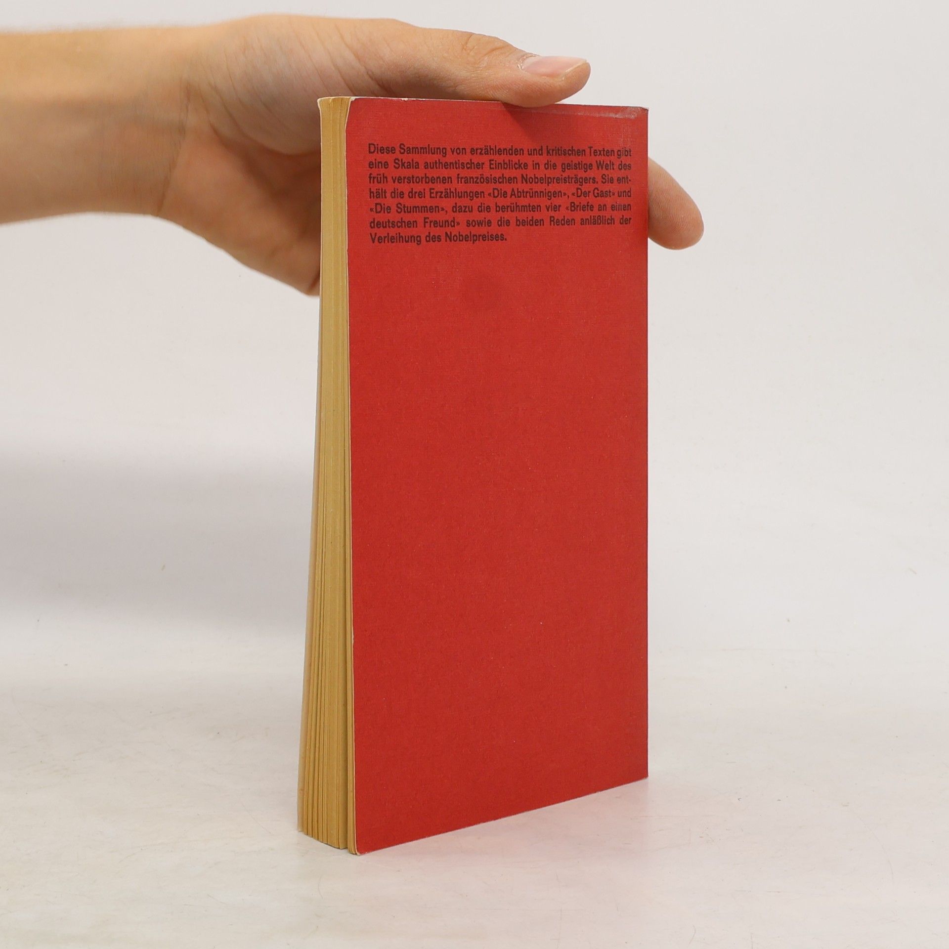 Albert Camus Kleine Prosa