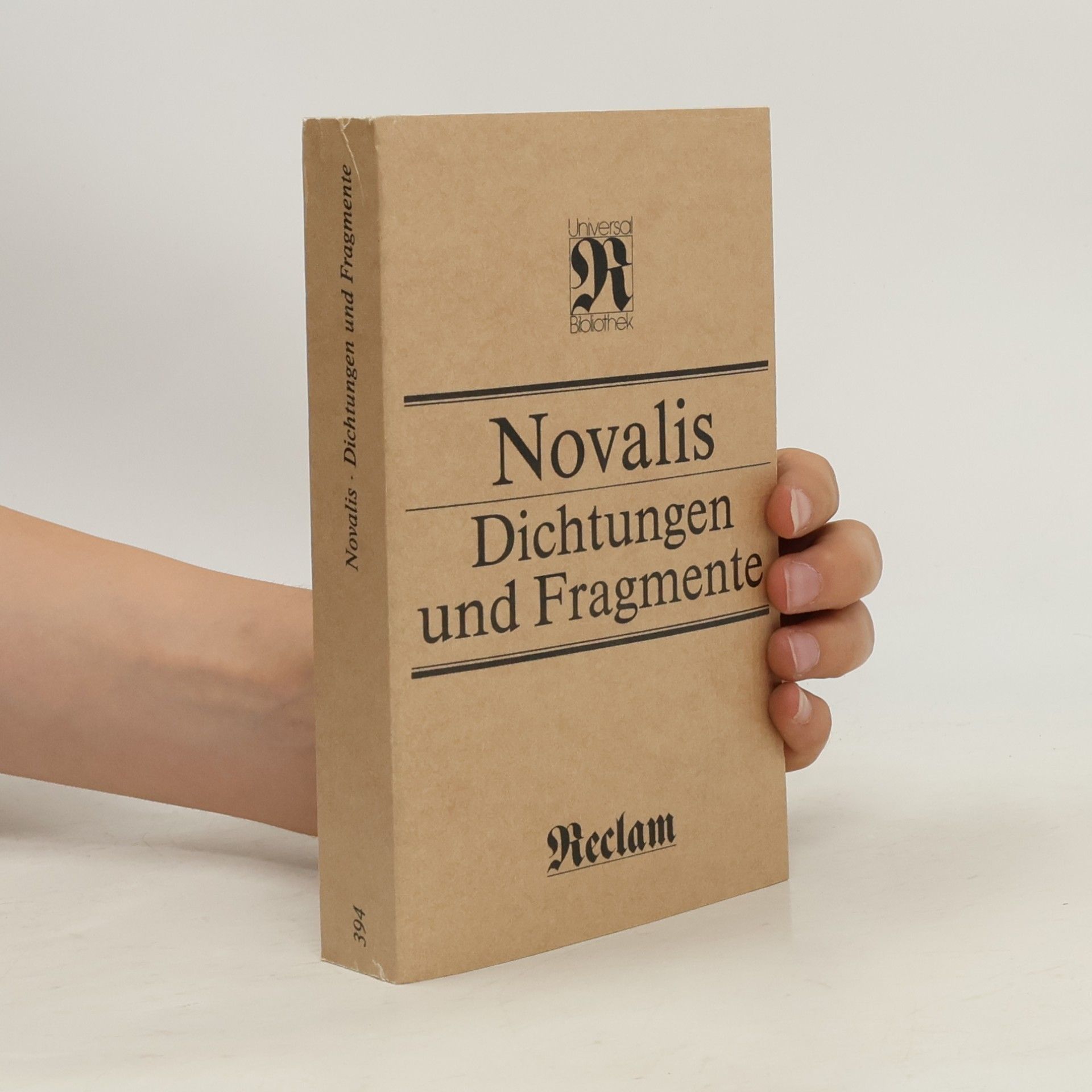 Novalis Dichtungen und Fragmente