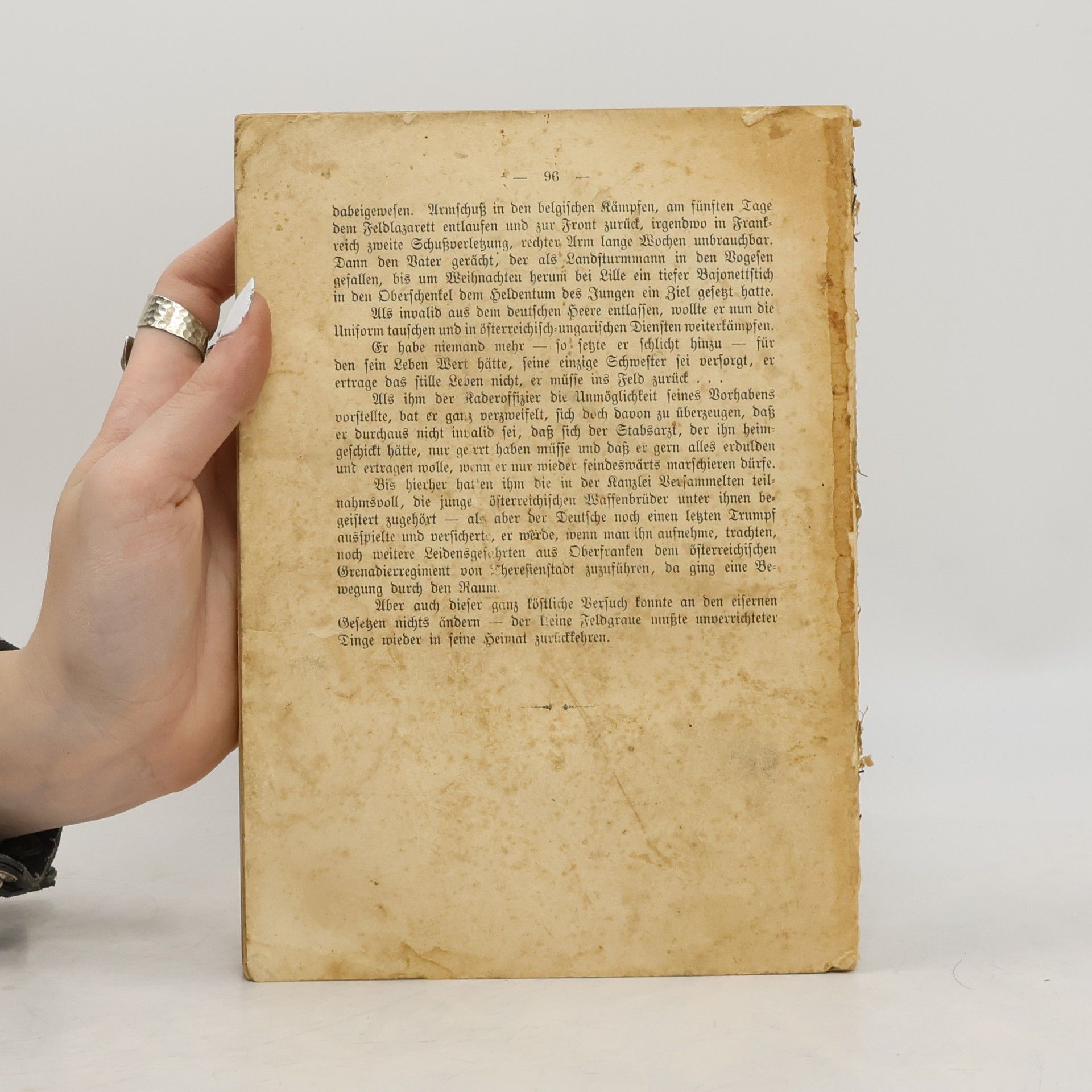 Hermann Grobet Im Kampf ums Vaterland