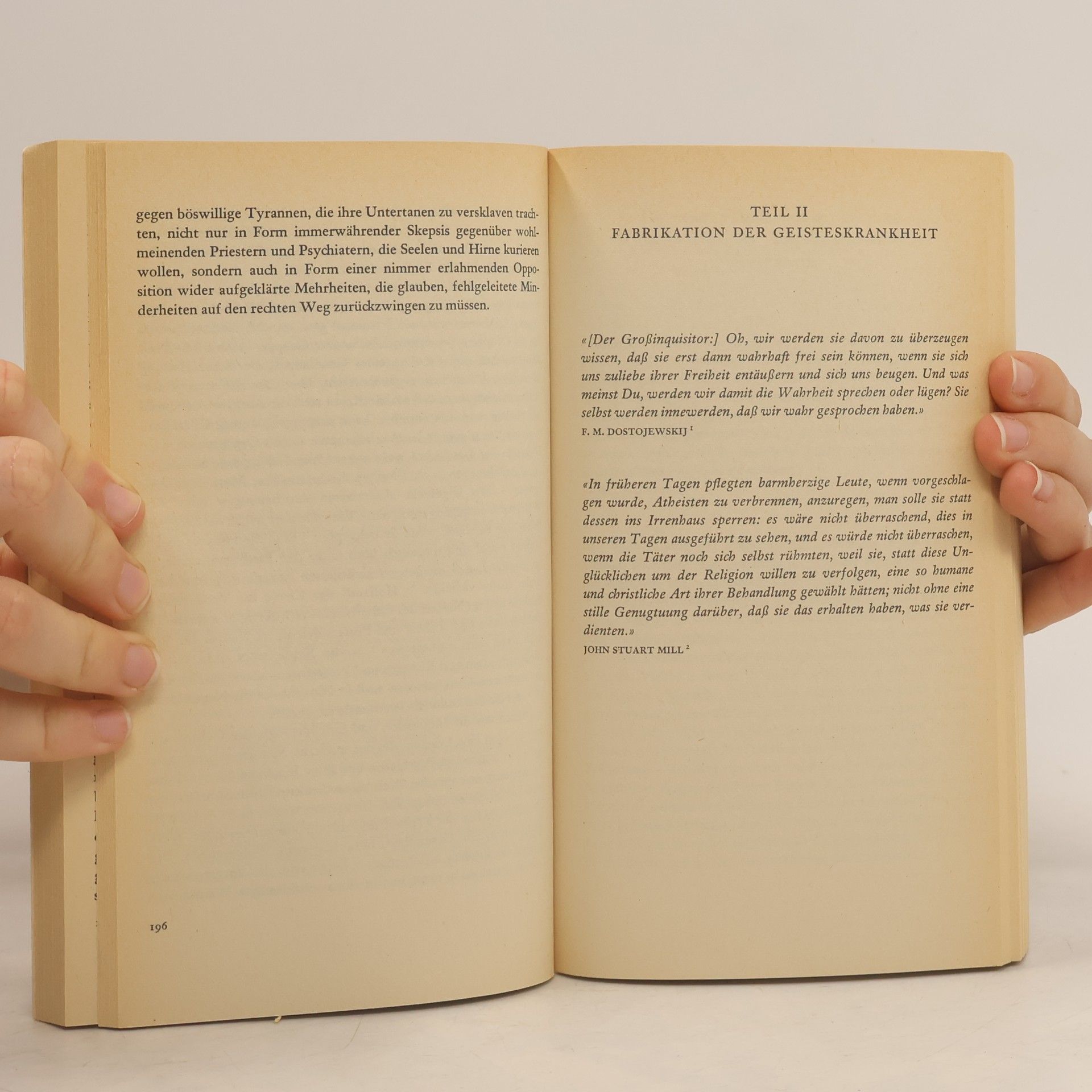 Thomas Szasz Die Fabrikation des Wahnsinns