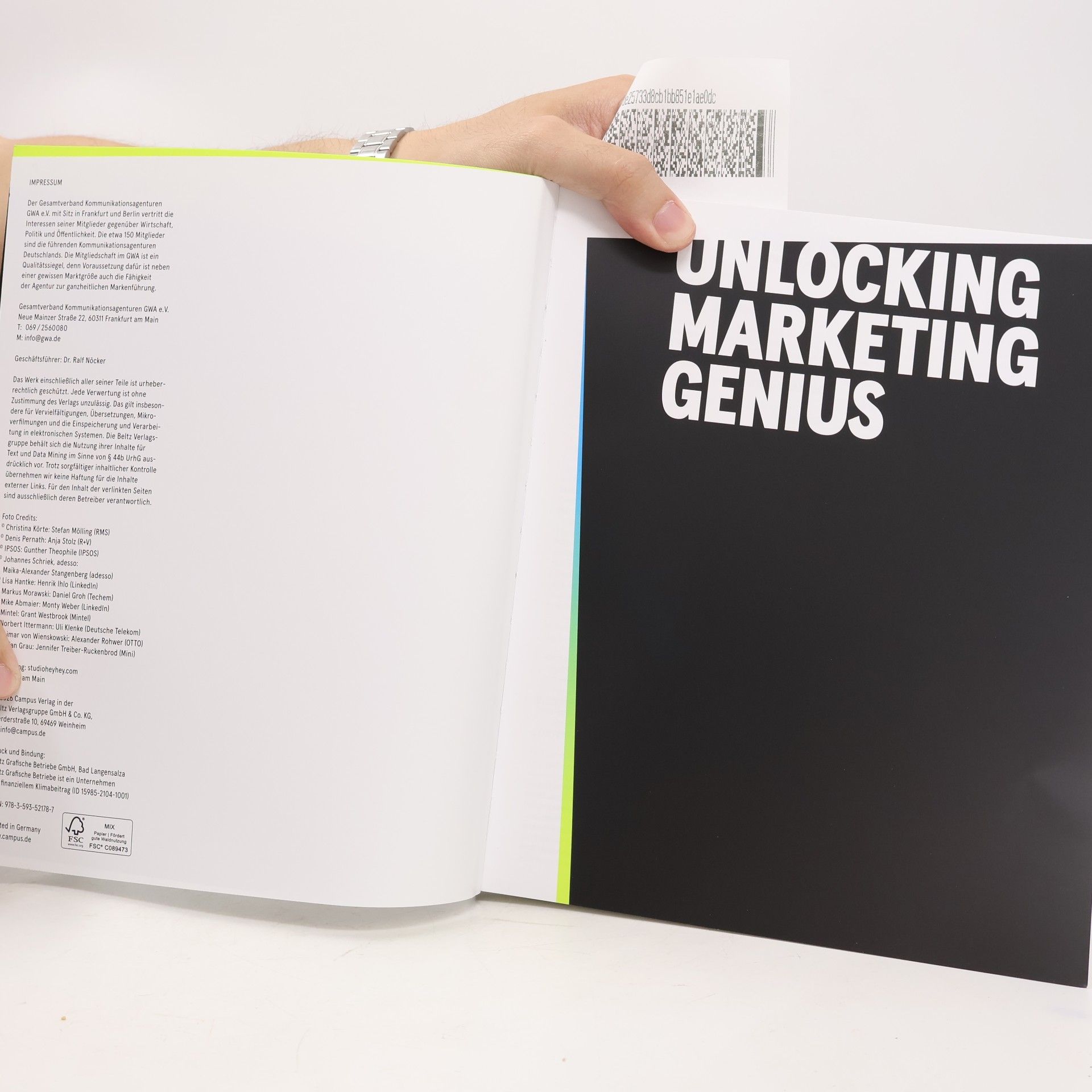 Effie Awards: Unlocking Marketing Genius: Die erfolgreichsten Kampagnen des Jahres – Edition 2026 - Workbook