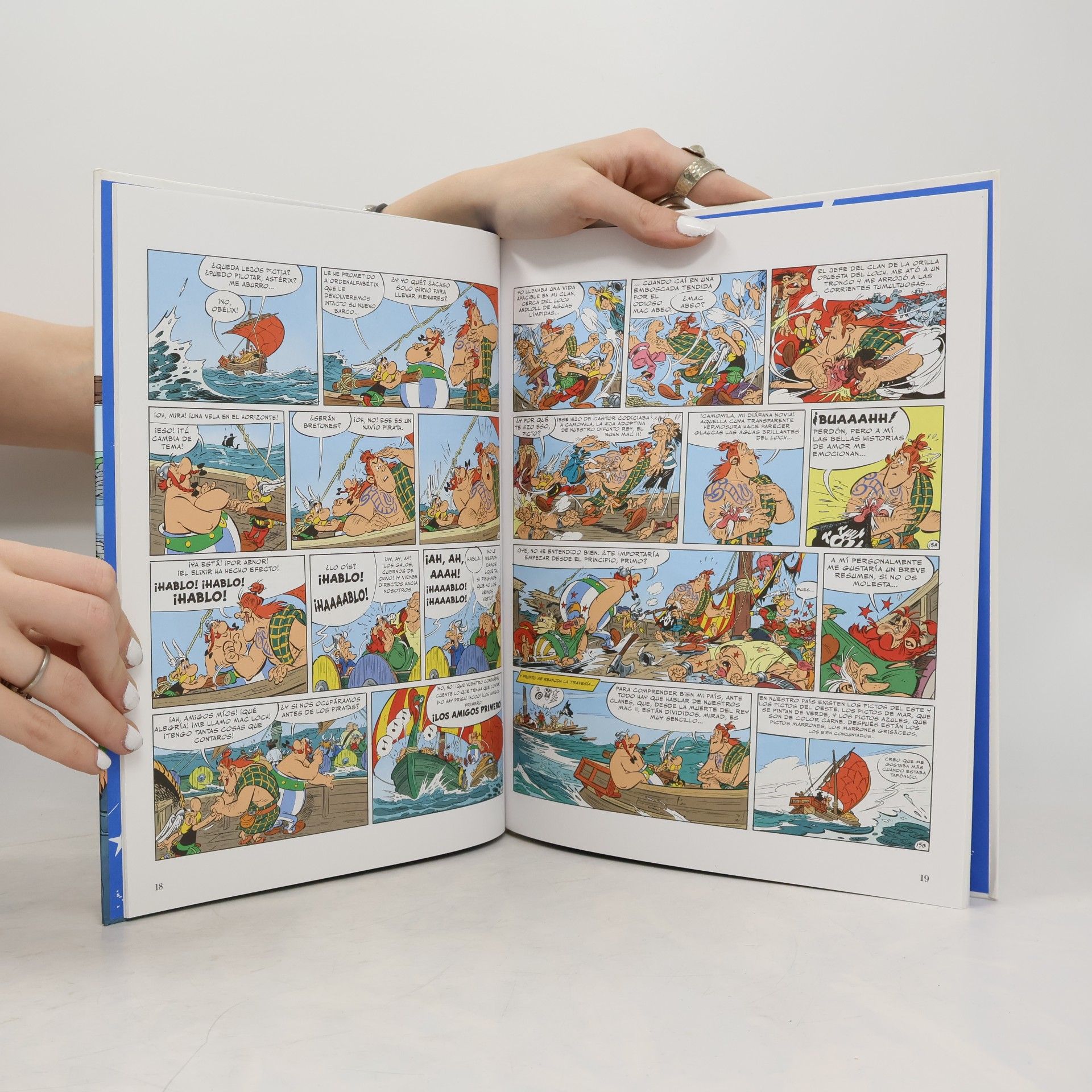 Didier Conrad Asterix - Astérix y los Pictos. Asterix bei den Pikten, spanische Ausgabe
