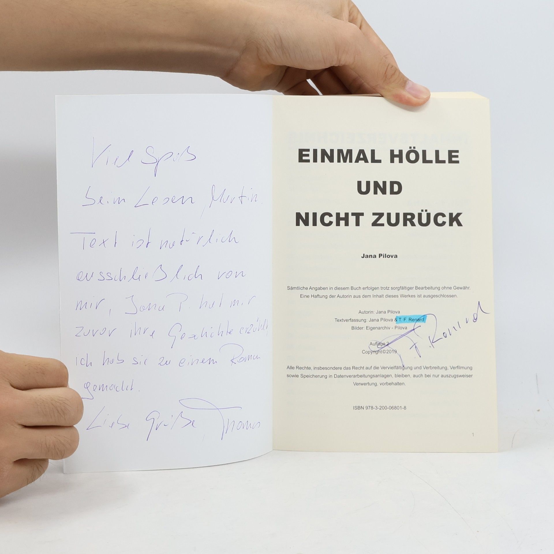 Jana Pilová Einmal Hölle und nicht zurück
