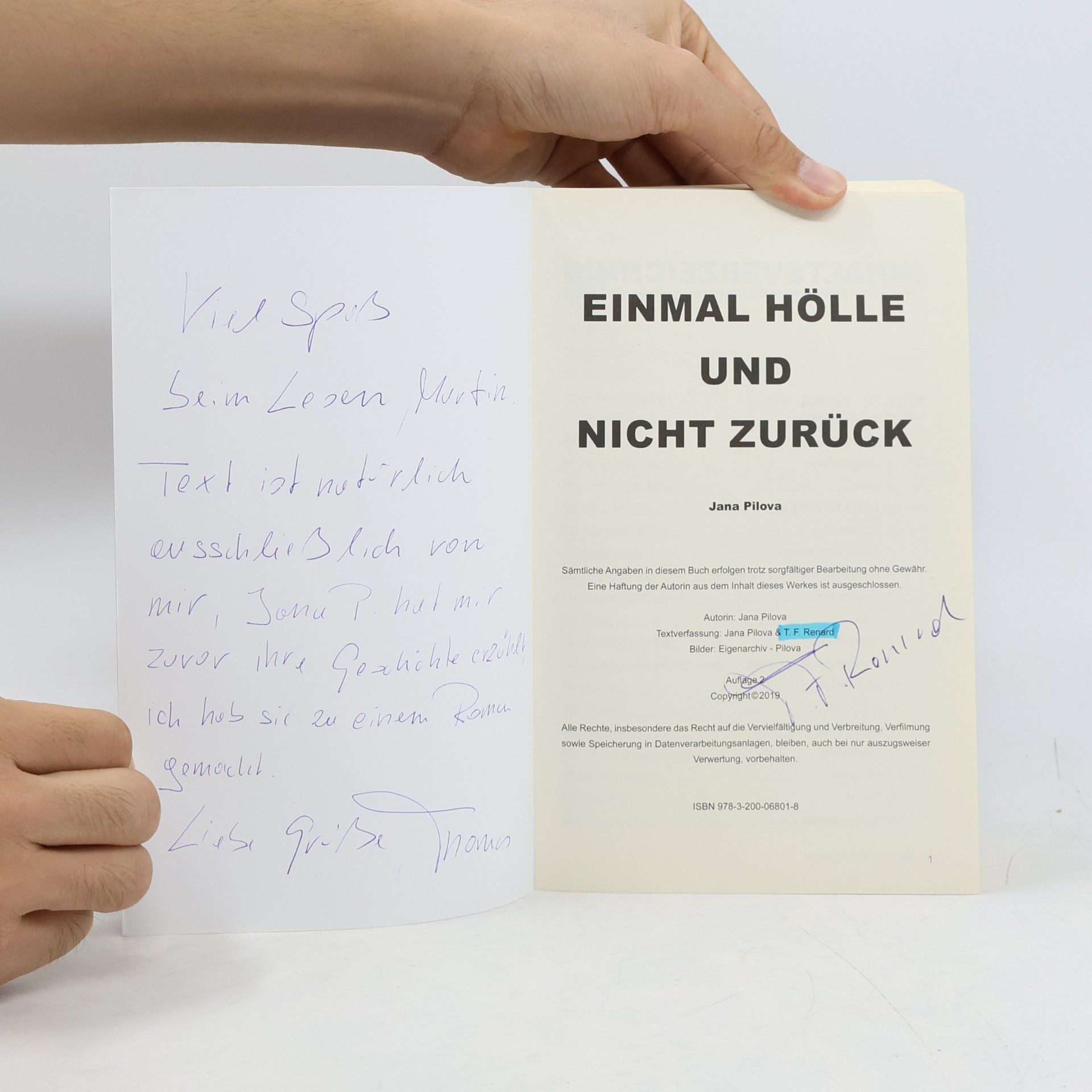 Jana Pilová Einmal Hölle und nicht zurück