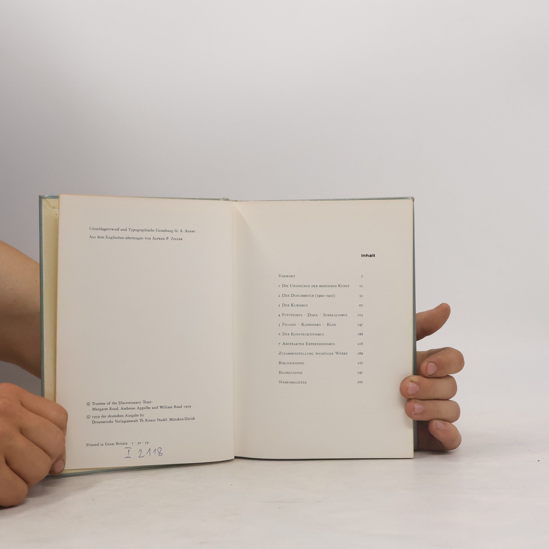 Herbert Read Geschichte der modernen Malerei