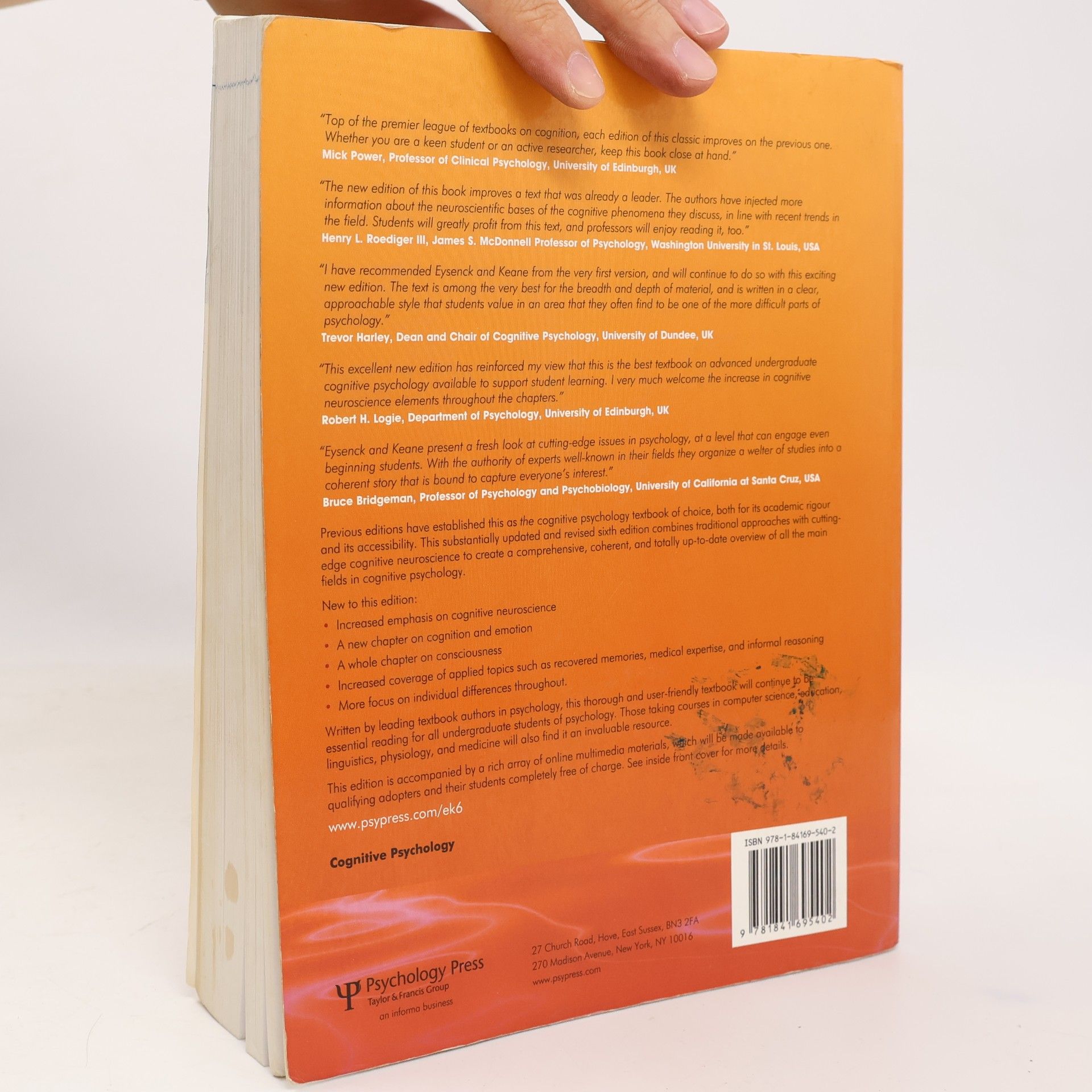 Michael Eysenck Cognitive Psychology. A Student's Handbook
