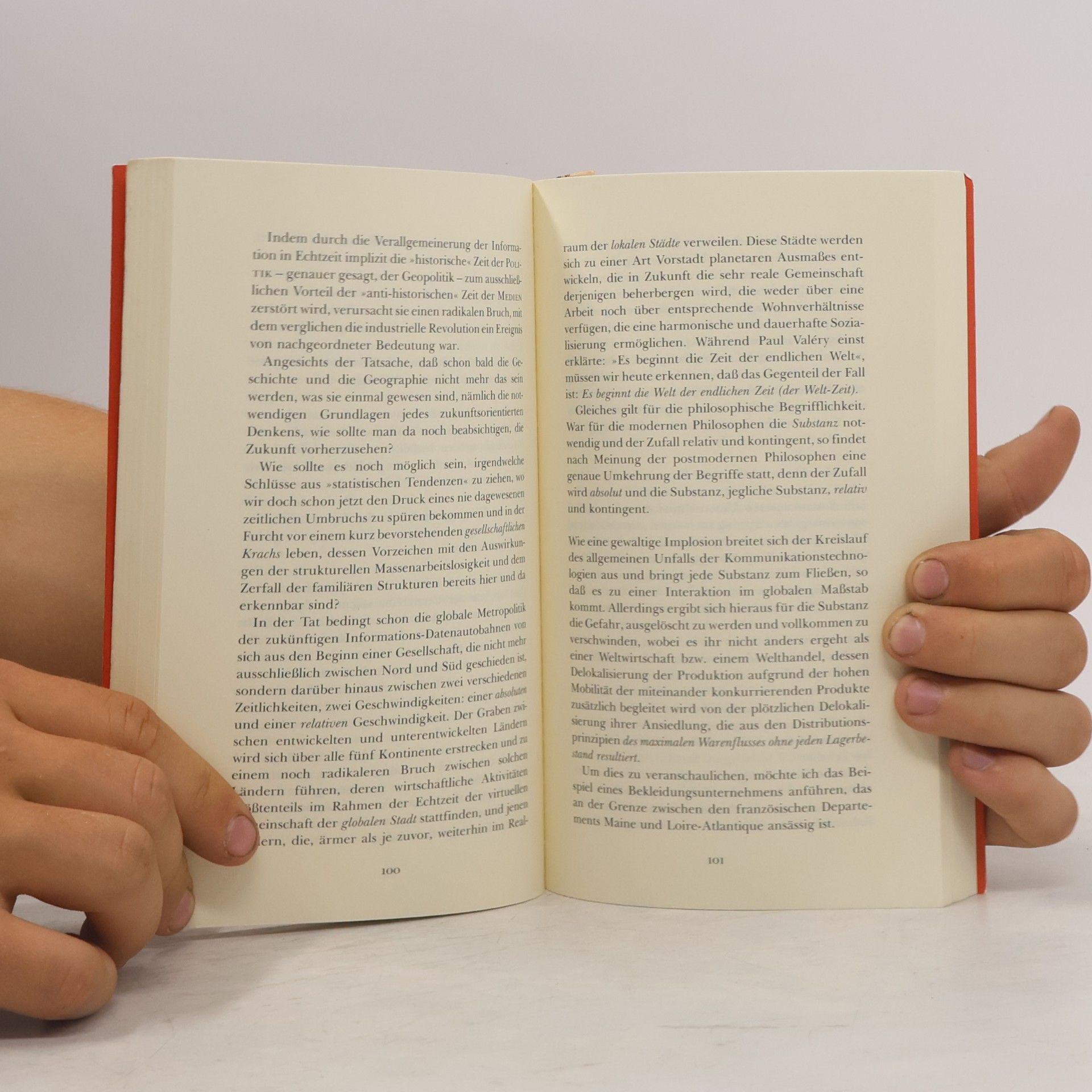 Paul Virilio Fluchtgeschwindigkeit