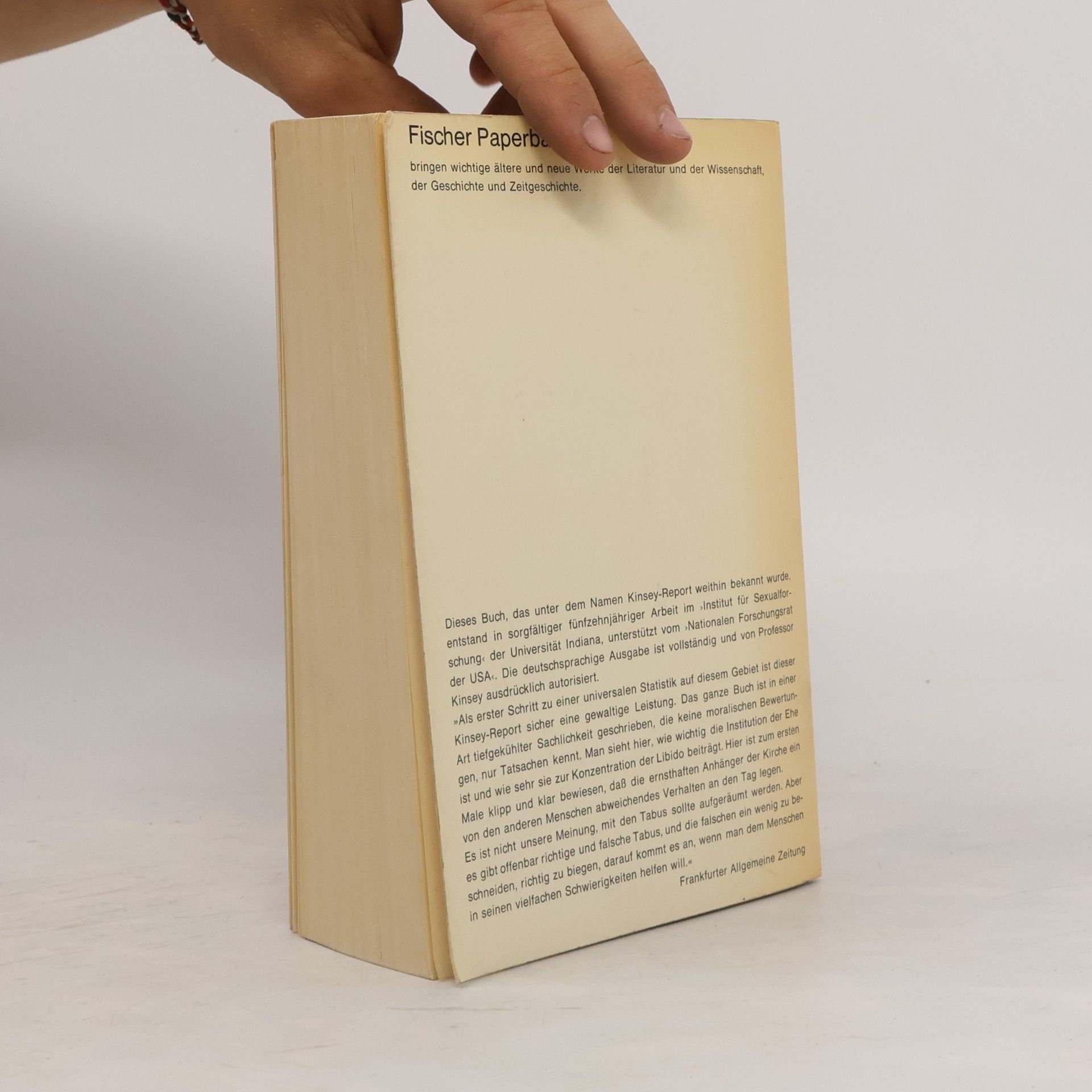 Alfred C. Kinsey Kinsey Report. Das sexuelle Verhalten der Frau