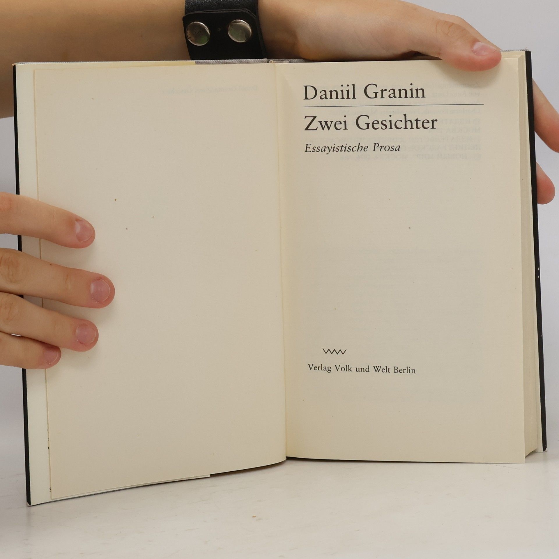 Daniil Alexandrowitsch Granin Zwei Gesichter