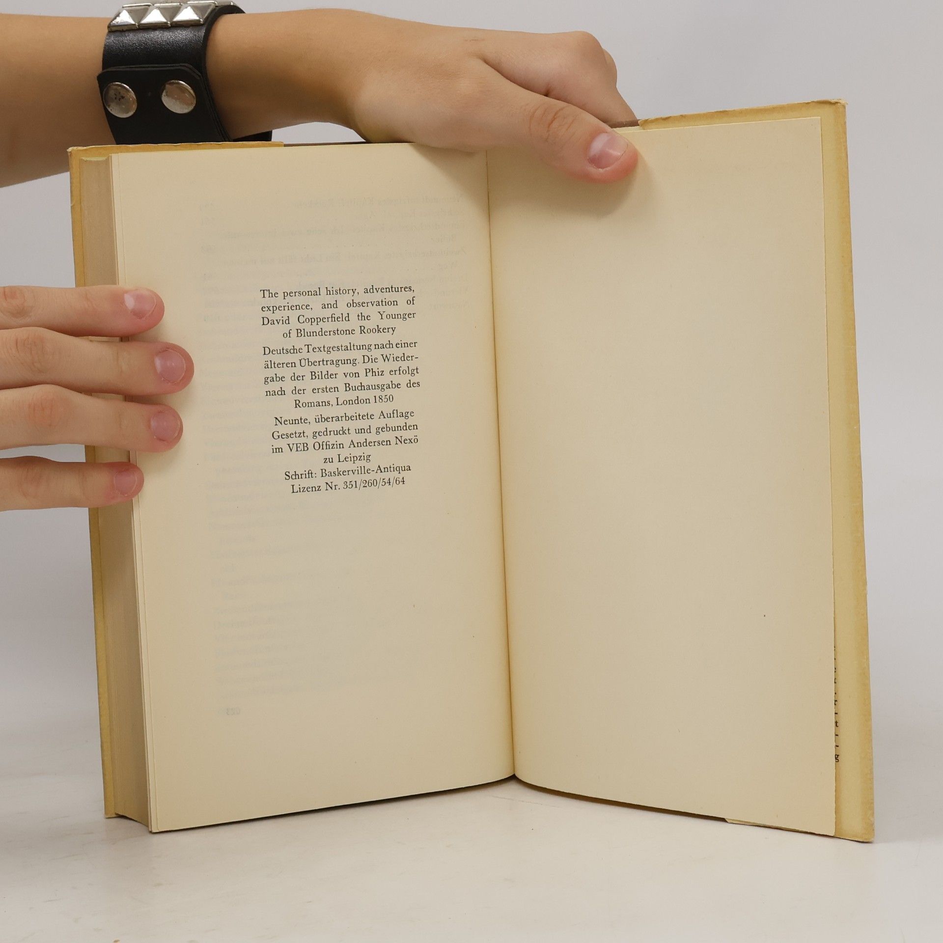 Charles Dickens Lebensgeschichte und gesammelte Erfahrungen David Copperfields des Jüngeren