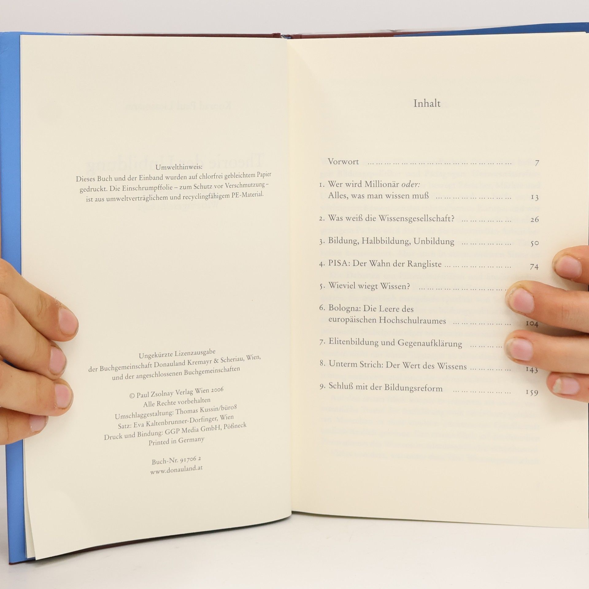 Konrad Paul Liessmann Theorie der Unbildung